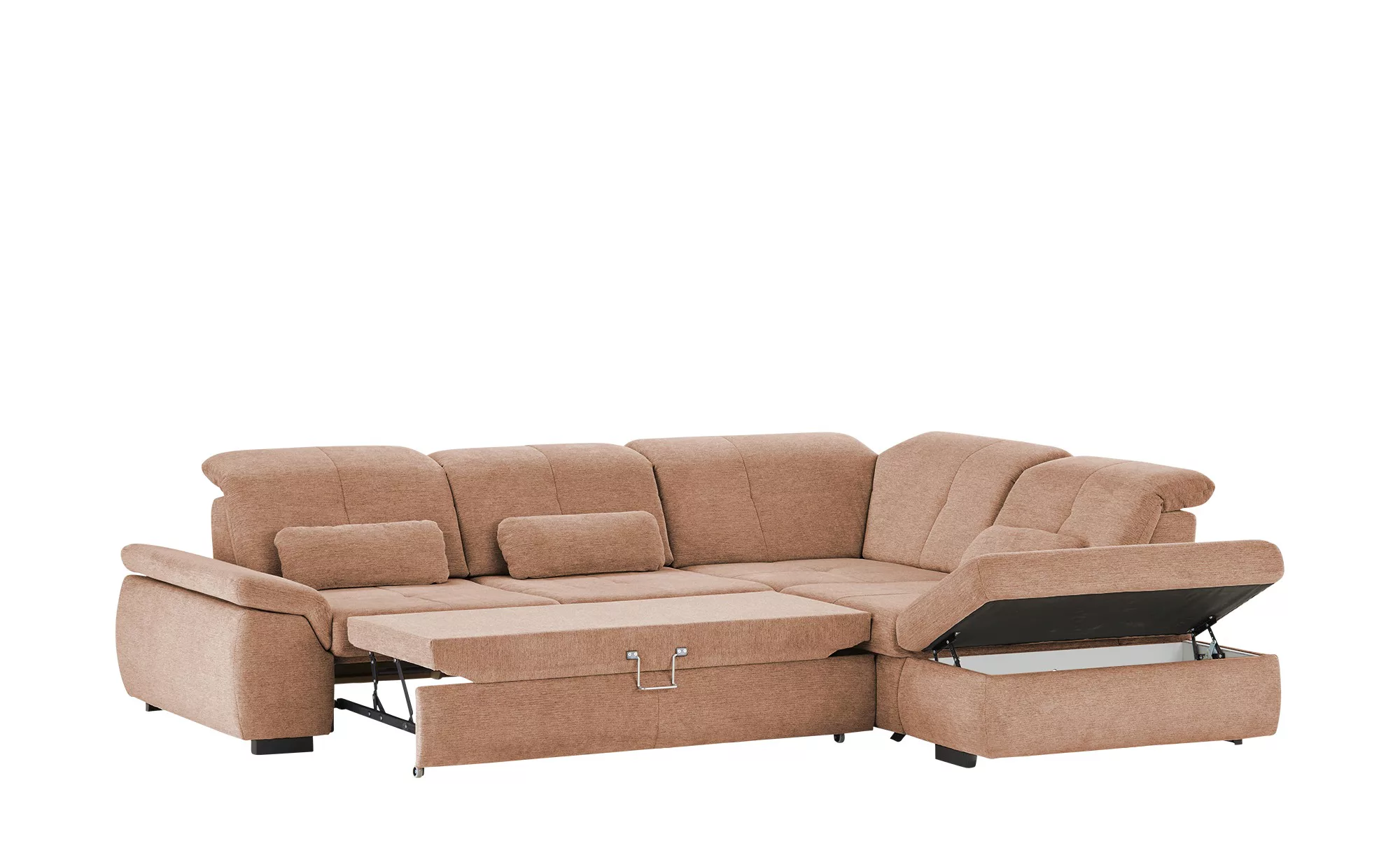 Ecksofa mit Funktion  Perry ¦ braun ¦ Maße (cm): B: 315 H: 85 T: 260.0 Pols günstig online kaufen