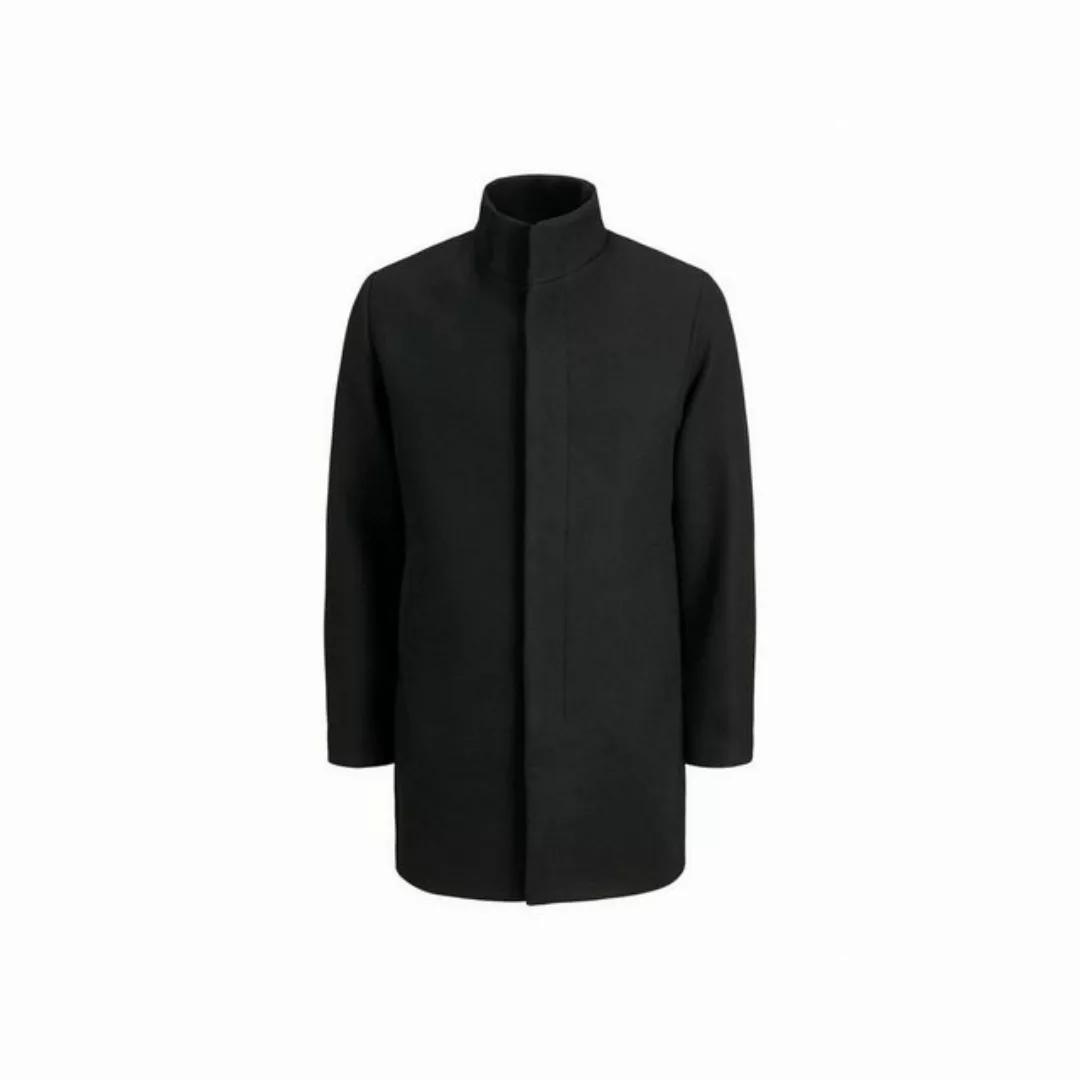 Jack & Jones Wollmantel schwarz regular fit (1-tlg) günstig online kaufen