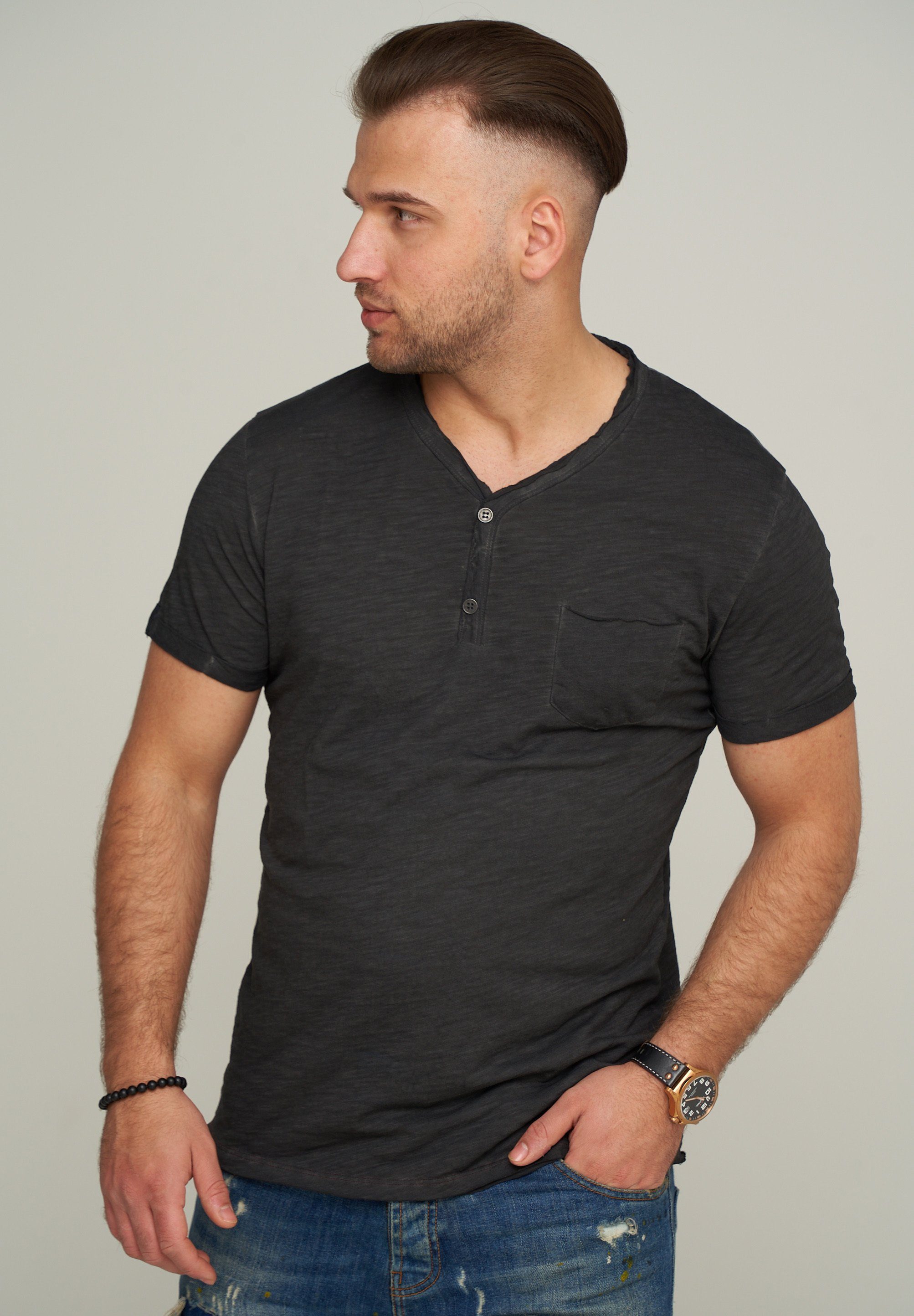 CARISMA T-Shirt CRMORELOS mit Knopfleiste & günstig online kaufen