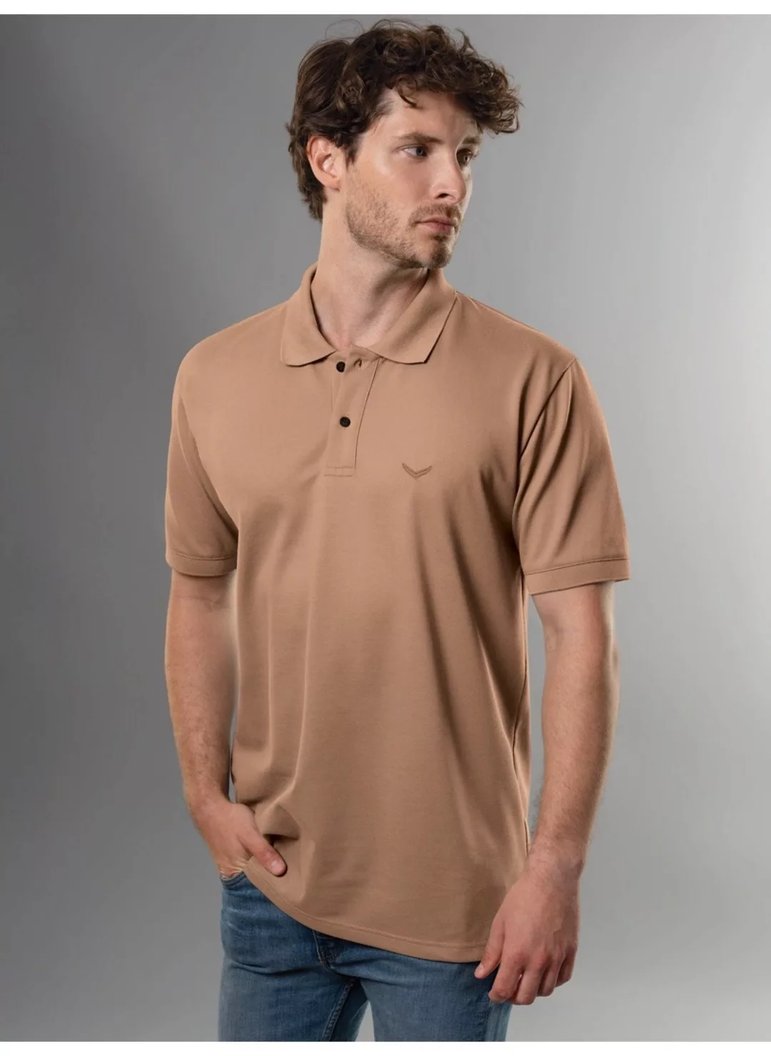 Trigema Poloshirt TRIGEMA Poloshirt DELUXE Piqué (1-tlg) günstig online kaufen