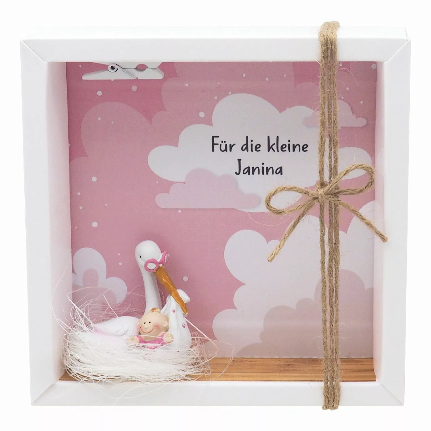 ZauberDeko Geschenkbox Geldgeschenk MIT NAMEN Baby günstig online kaufen