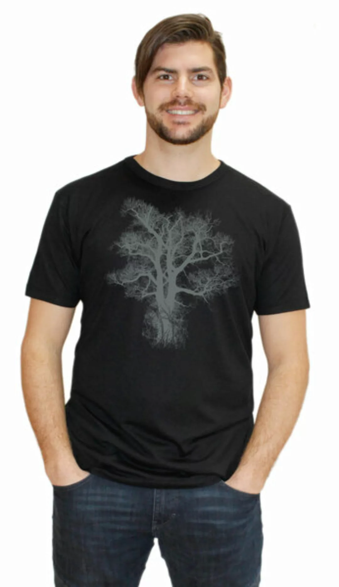Herren-bambus-viskose-t-shirt Chestnut günstig online kaufen
