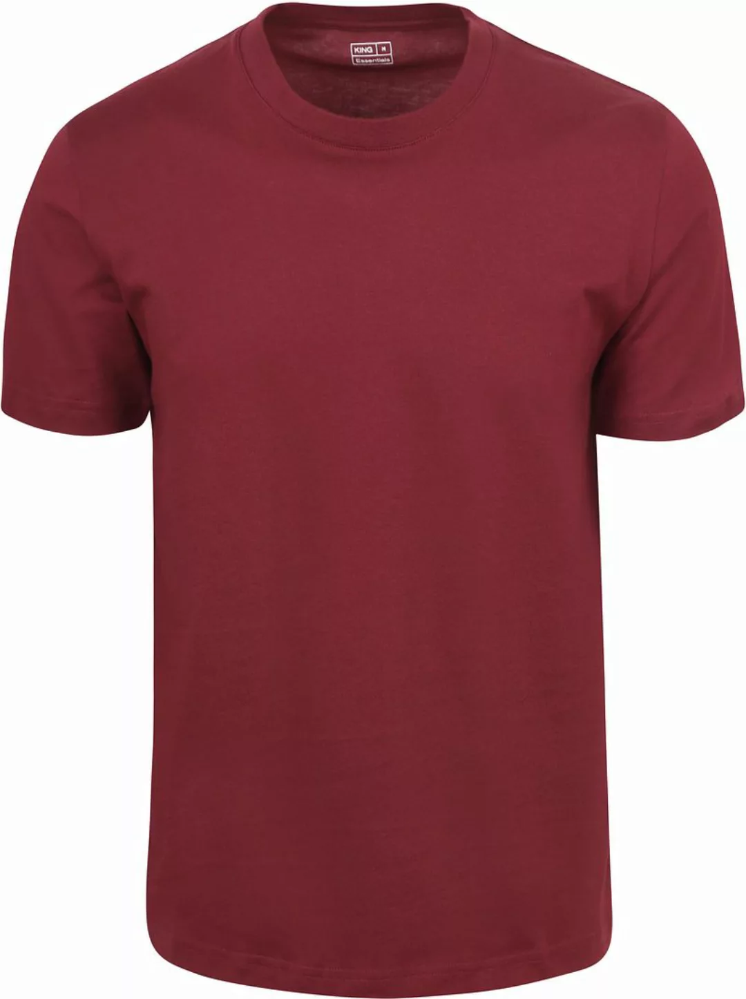 King Essentials The Steve T-Shirt Burgundy - Größe M günstig online kaufen