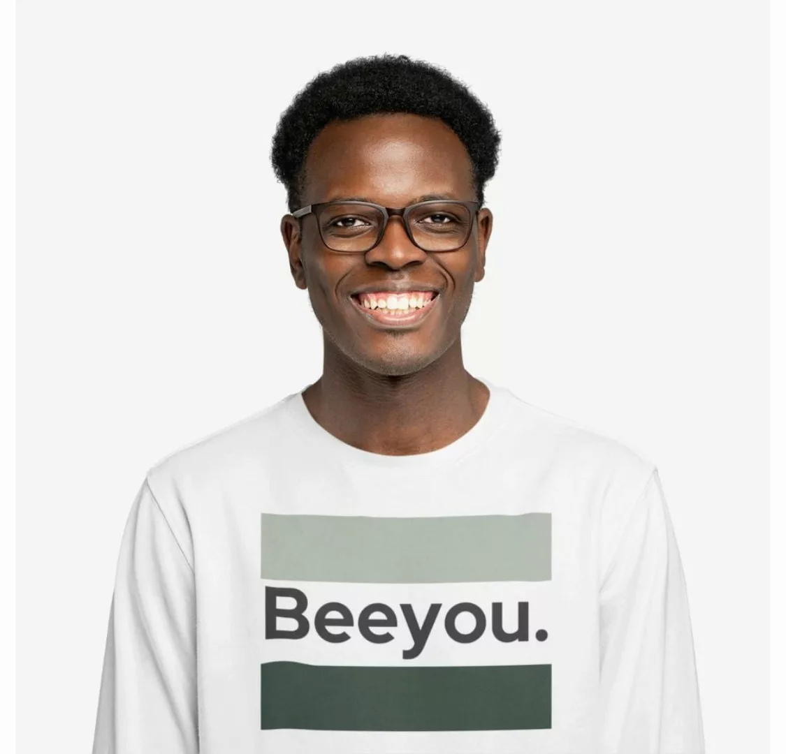 Beeyou. Clothes Longsleeve NIVARO - Longsleeve Regular-Fit aus Bio-Baumwoll günstig online kaufen