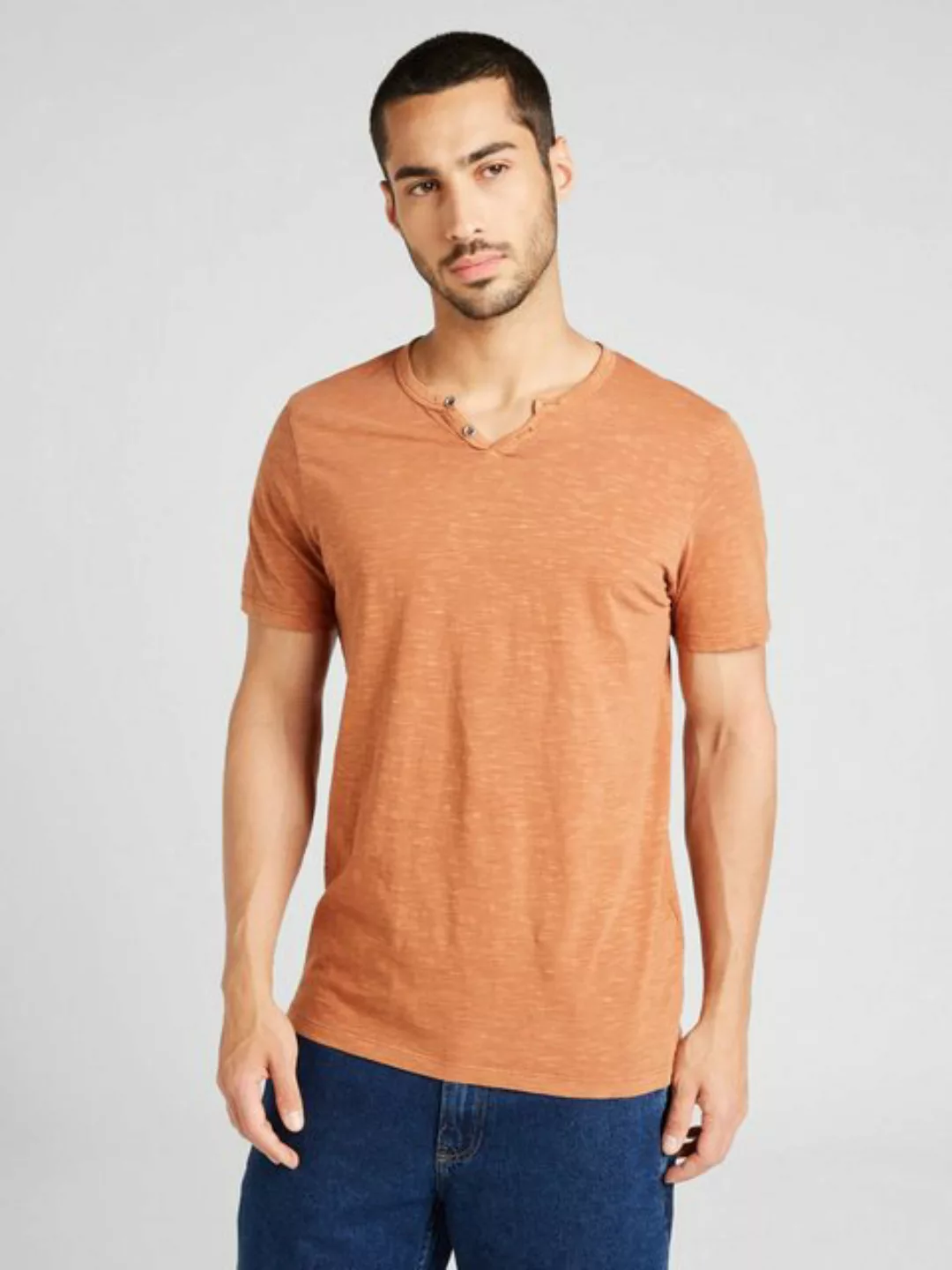 Jack & Jones T-Shirt "JJESPLIT NECK TEE SS NOOS", mit V-Ausschnitt günstig online kaufen