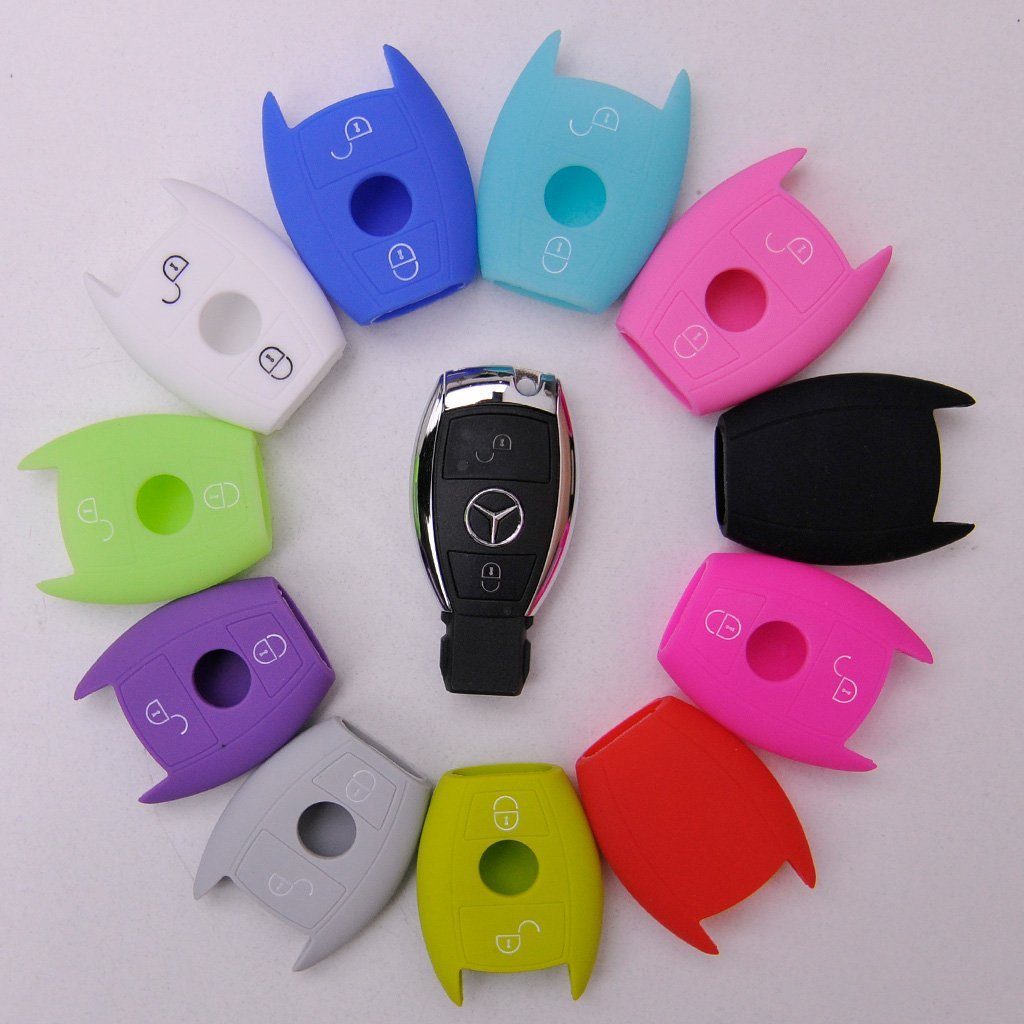 mt-key Schlüsseltasche Autoschlüssel Softcase Silikon Schutzhülle günstig online kaufen