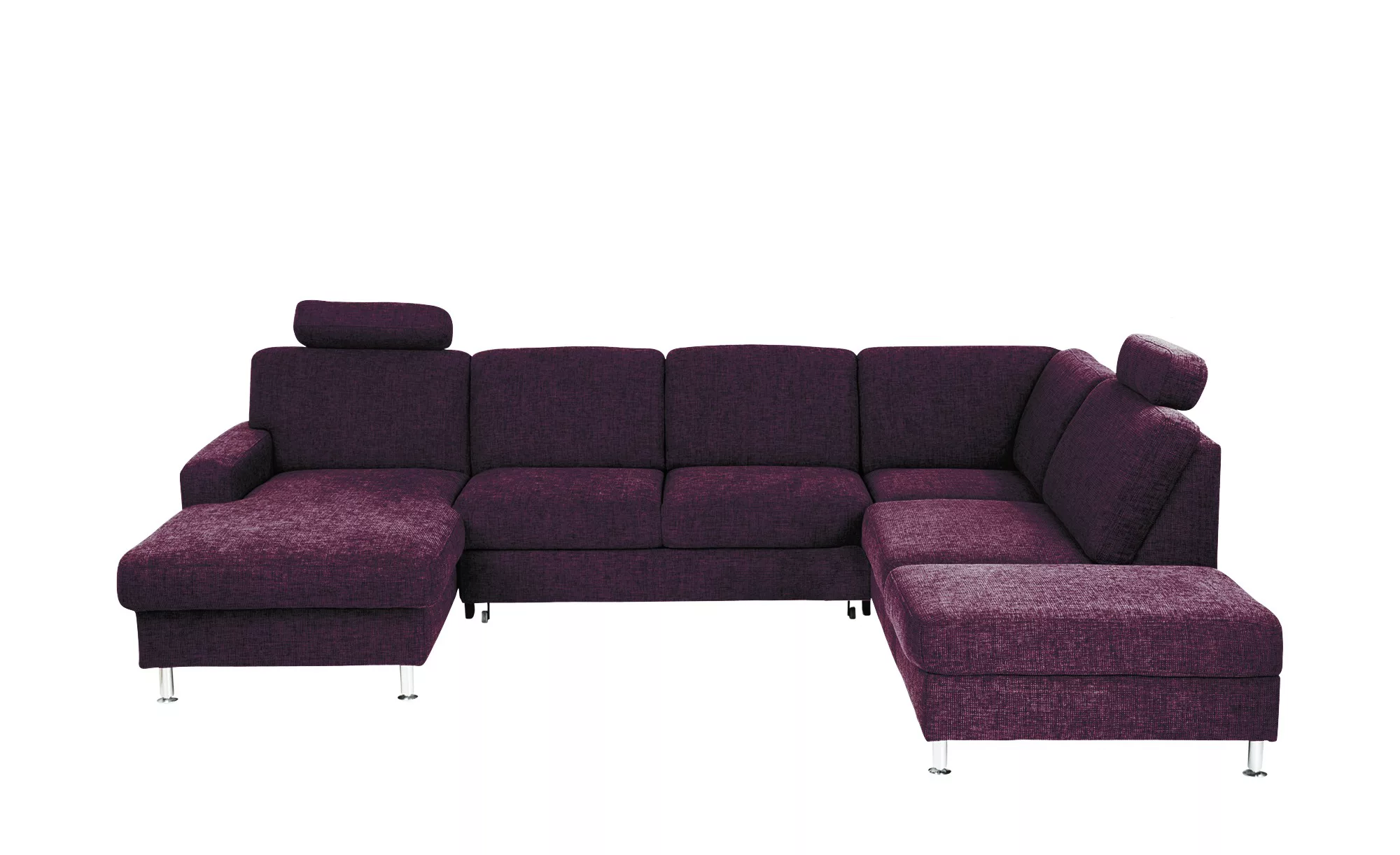 meinSofa Wohnlandschaft Webstoff Jana ¦ lila/violett ¦ Maße (cm): B: 305 H: günstig online kaufen