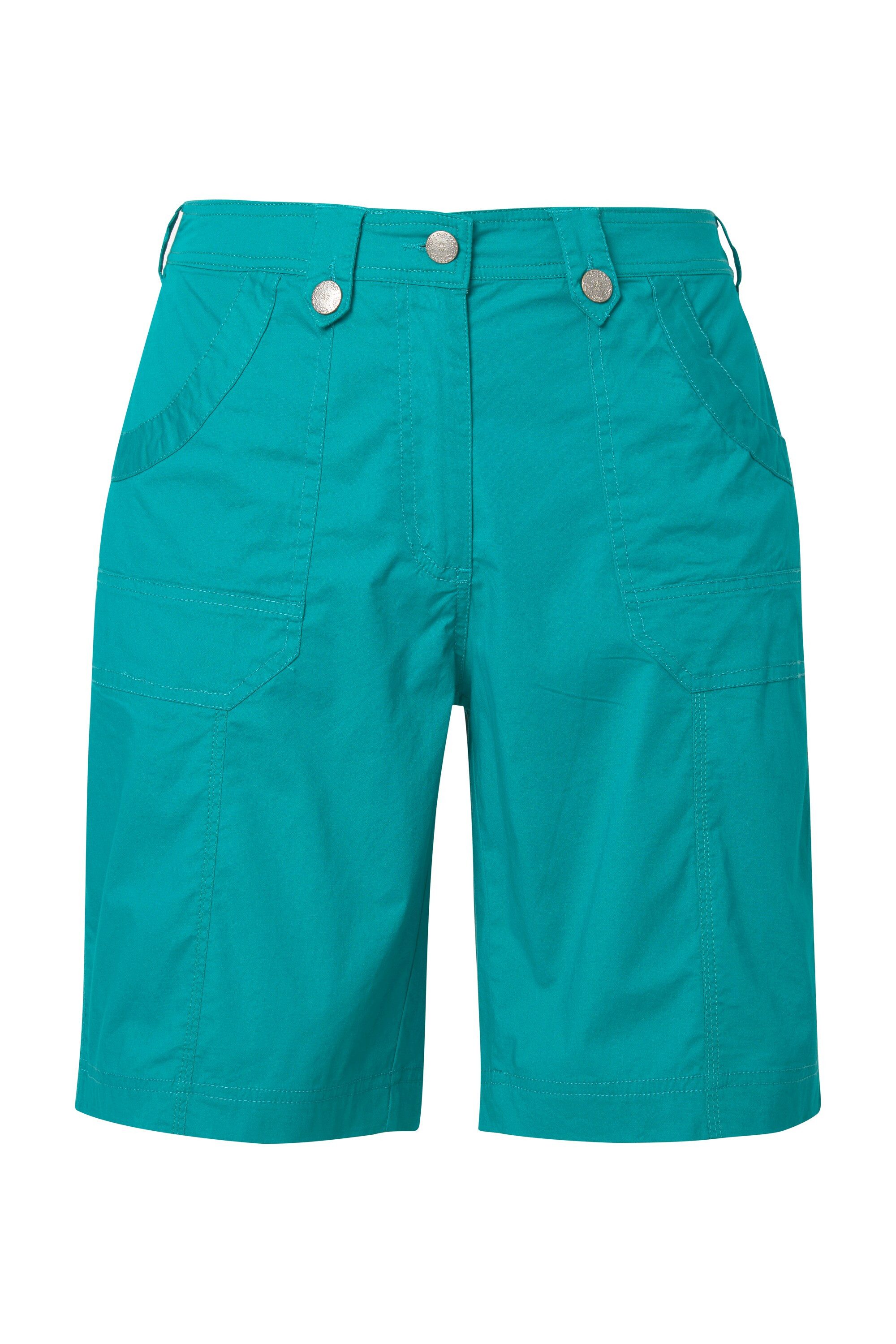 Ulla Popken Funktionshose Cargo-Bermuda Komfortbund 4-Pocket-Schnitt günstig online kaufen