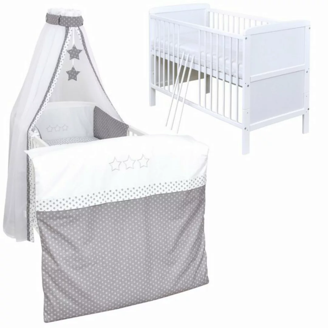 Baby-Delux Komplettbett Babybett Natalie Komplettset Beißschienen, 10-tlg., günstig online kaufen