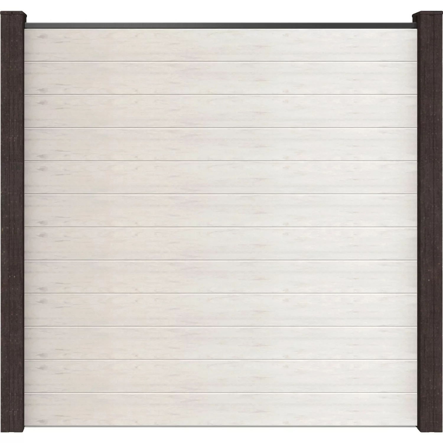 GroJa Steckzaun Solid Quadratisch 180 cm x 180 cm x 1,9 cm Bi-Color Sand günstig online kaufen