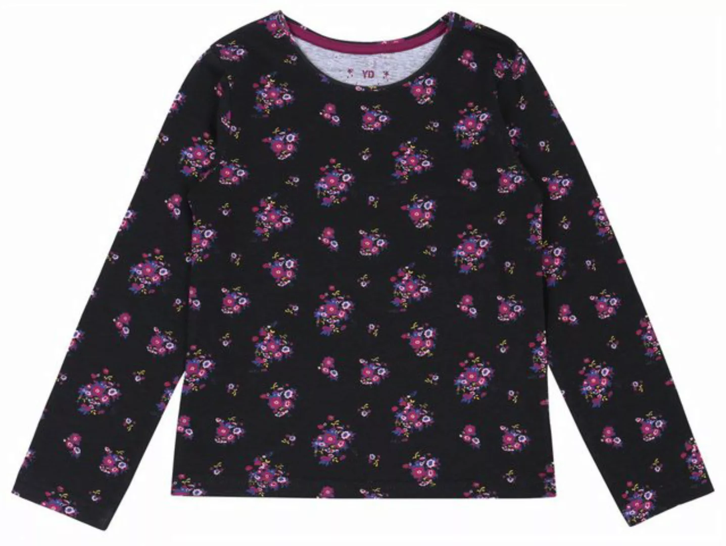 Sarcia.eu Langarmbluse Schwarze Bluse mit kleinen Blümchen gemustert YD 10- günstig online kaufen