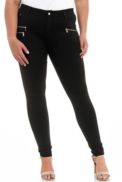 Elara Stretch-Hose Elara Damen Stretch Hose Übergröße (1-tlg) günstig online kaufen