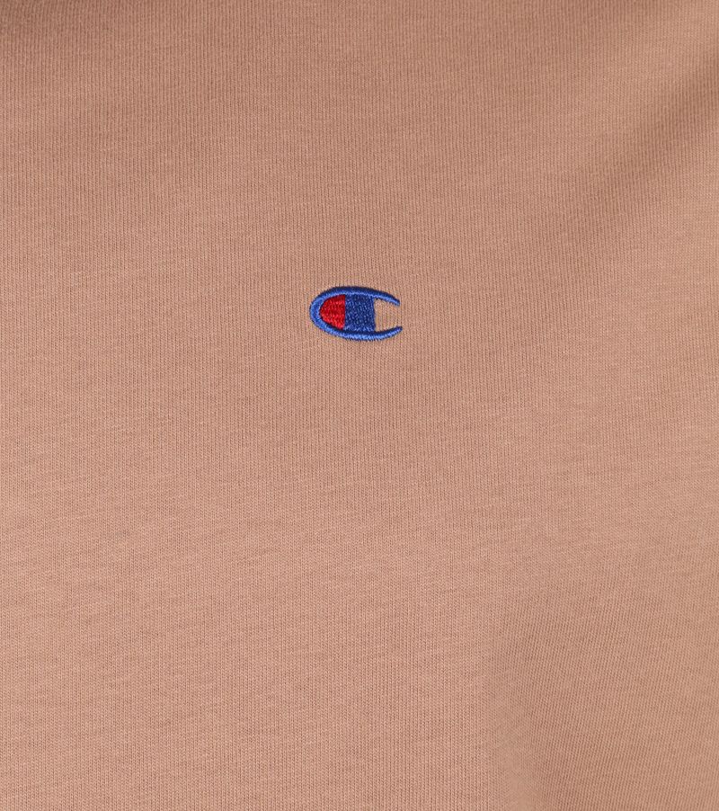 Champion T-Shirt Logo Taupe - Größe L günstig online kaufen