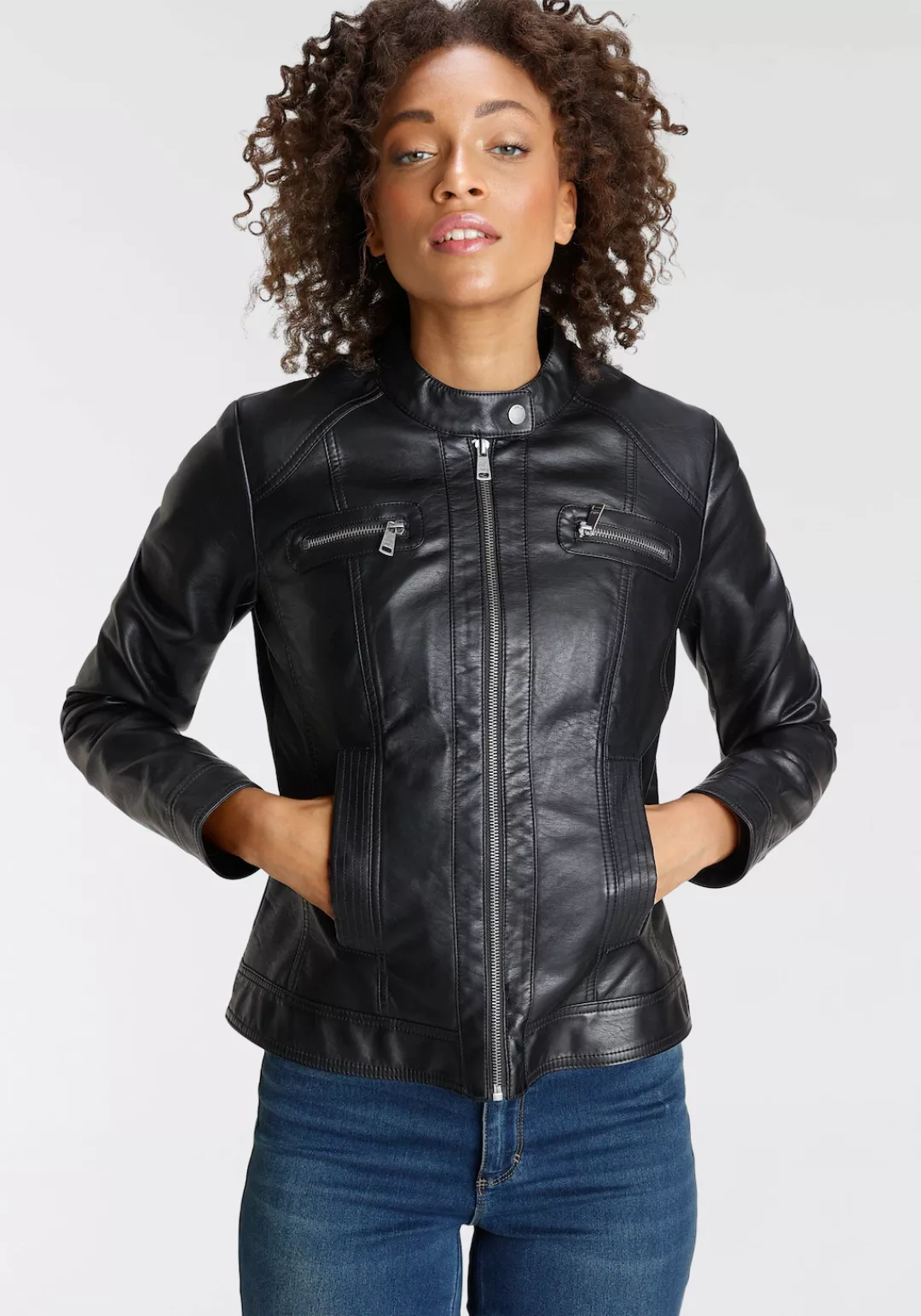 ONLY Lederimitatjacke "ONLBANDIT FAUX LEATHER BIKER" günstig online kaufen