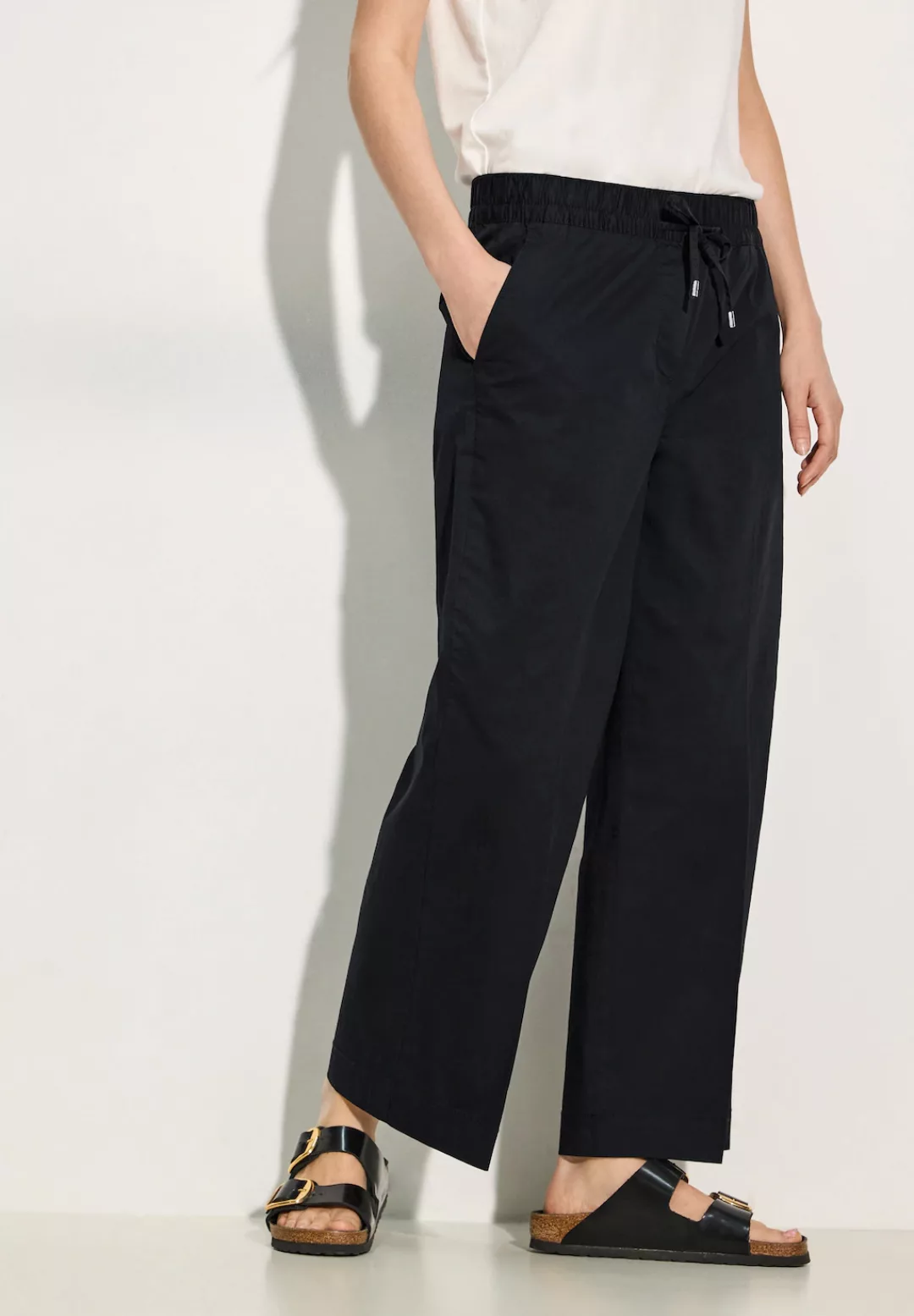 Cecil Stoffhose, High Waist günstig online kaufen