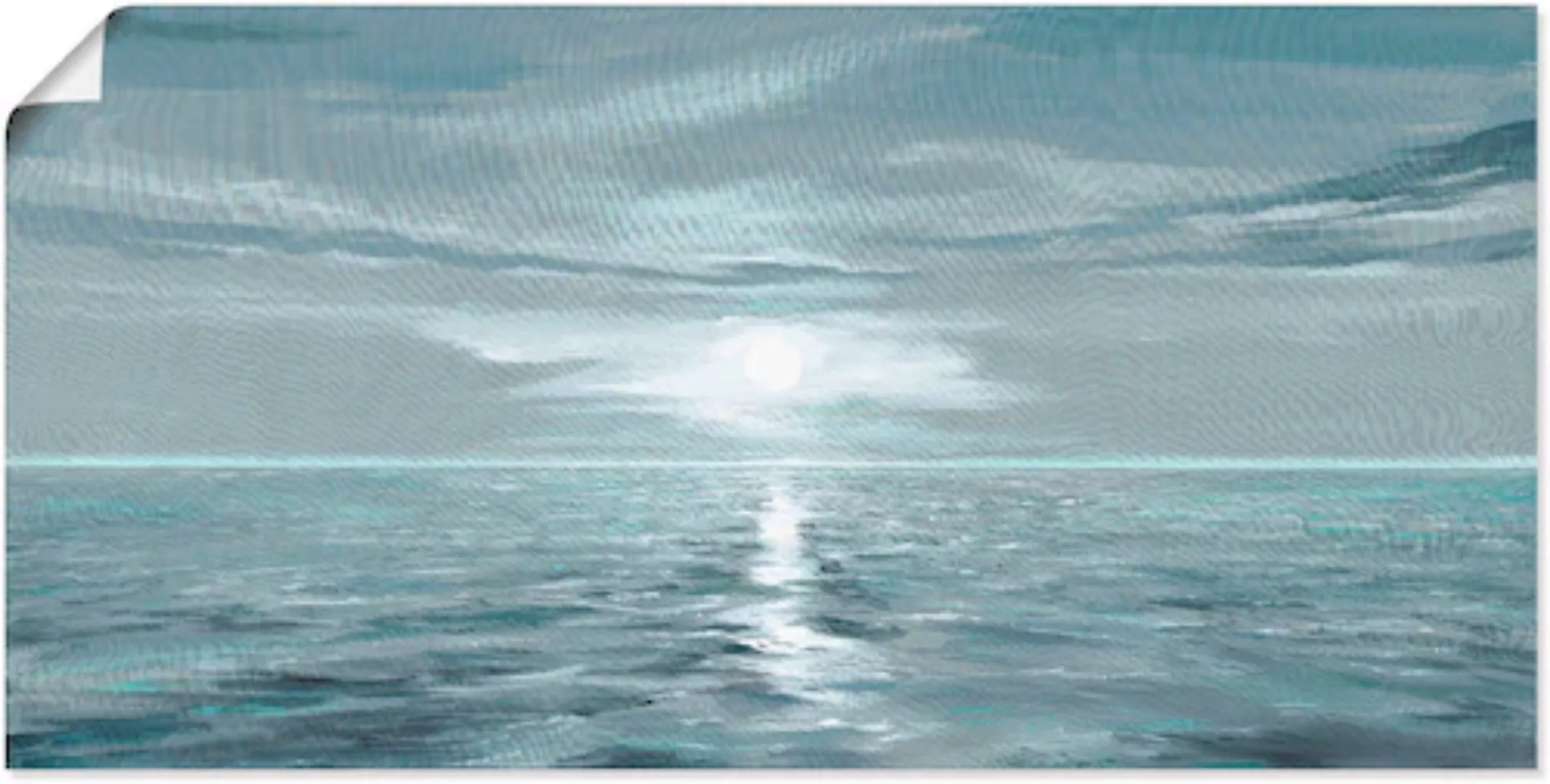 Artland Wandbild "Eisblaues Meer", Gewässer, (1 St.), als Alubild, Outdoorb günstig online kaufen