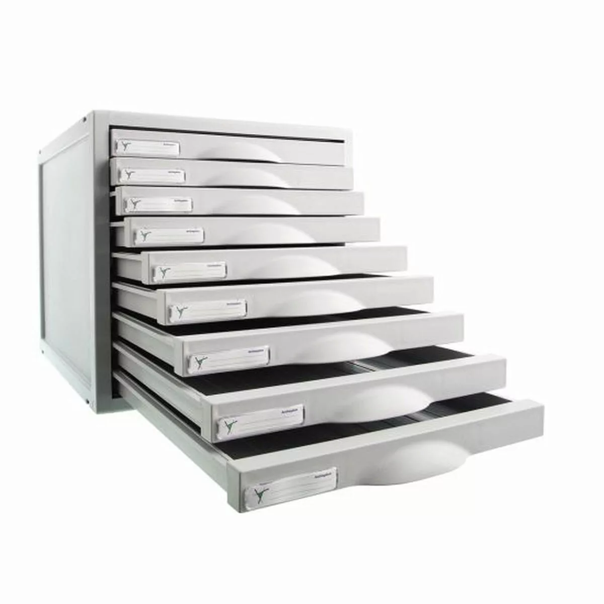 Modularer Aktenschrank Archivo 2000 Archisystem 9 Schubladen Grau (35,6 X 3 günstig online kaufen