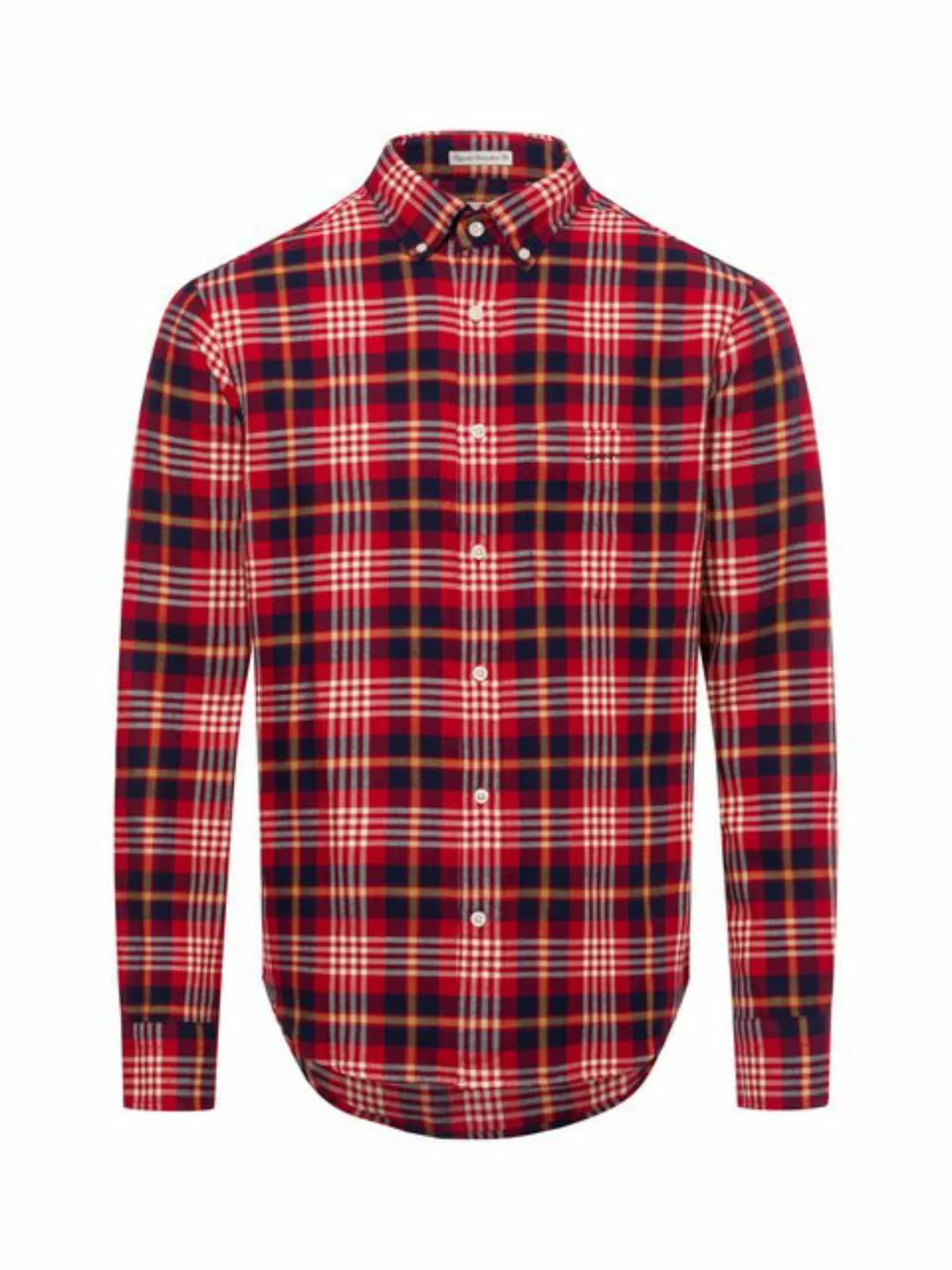 Gant Langarmhemd Herren Hemd REG FLANNEL PLAID SHIRT (1-tlg) günstig online kaufen