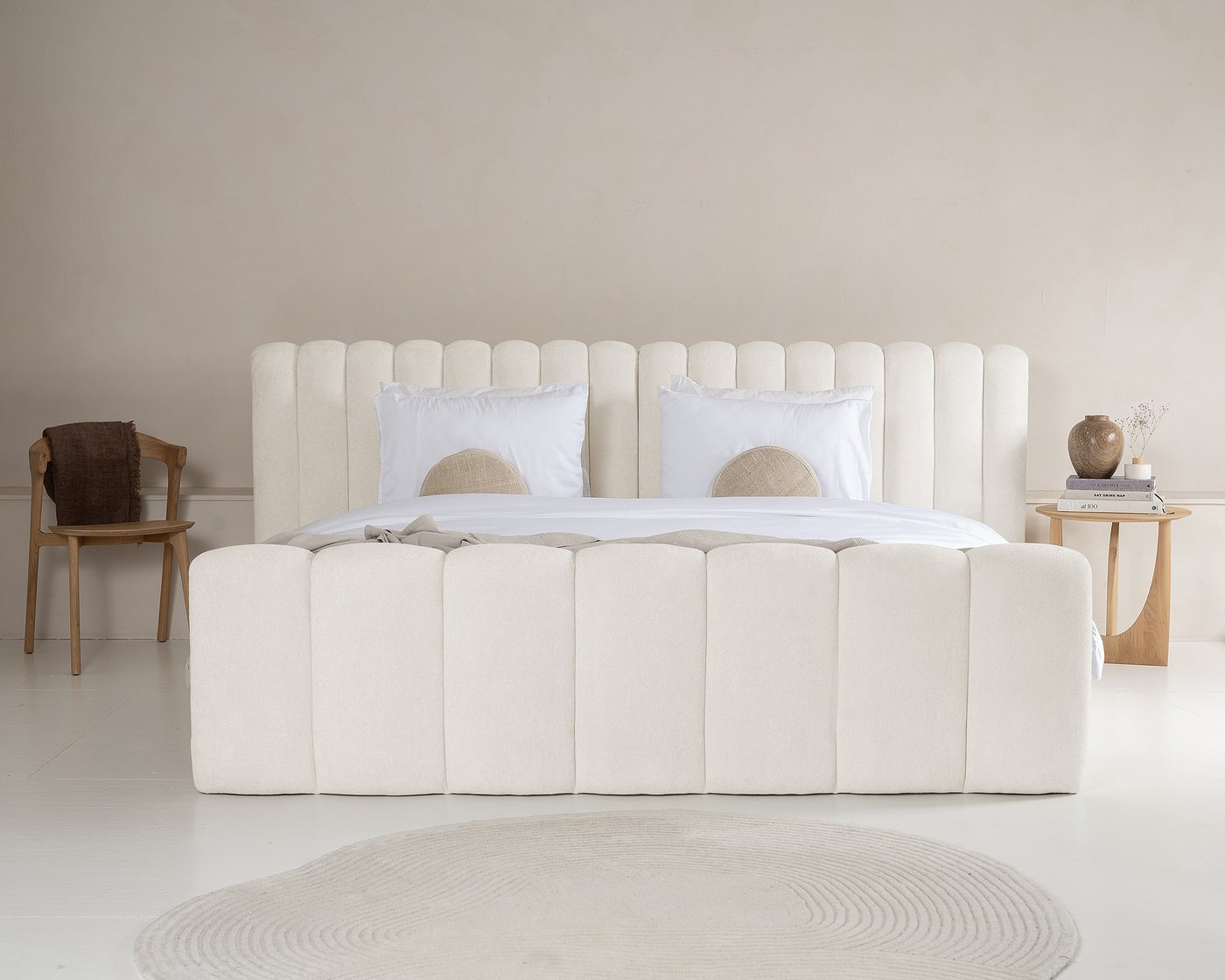 Sitheim-Europe Bett Adore Chic Designerbett Beige mit oder ohne Matratze günstig online kaufen