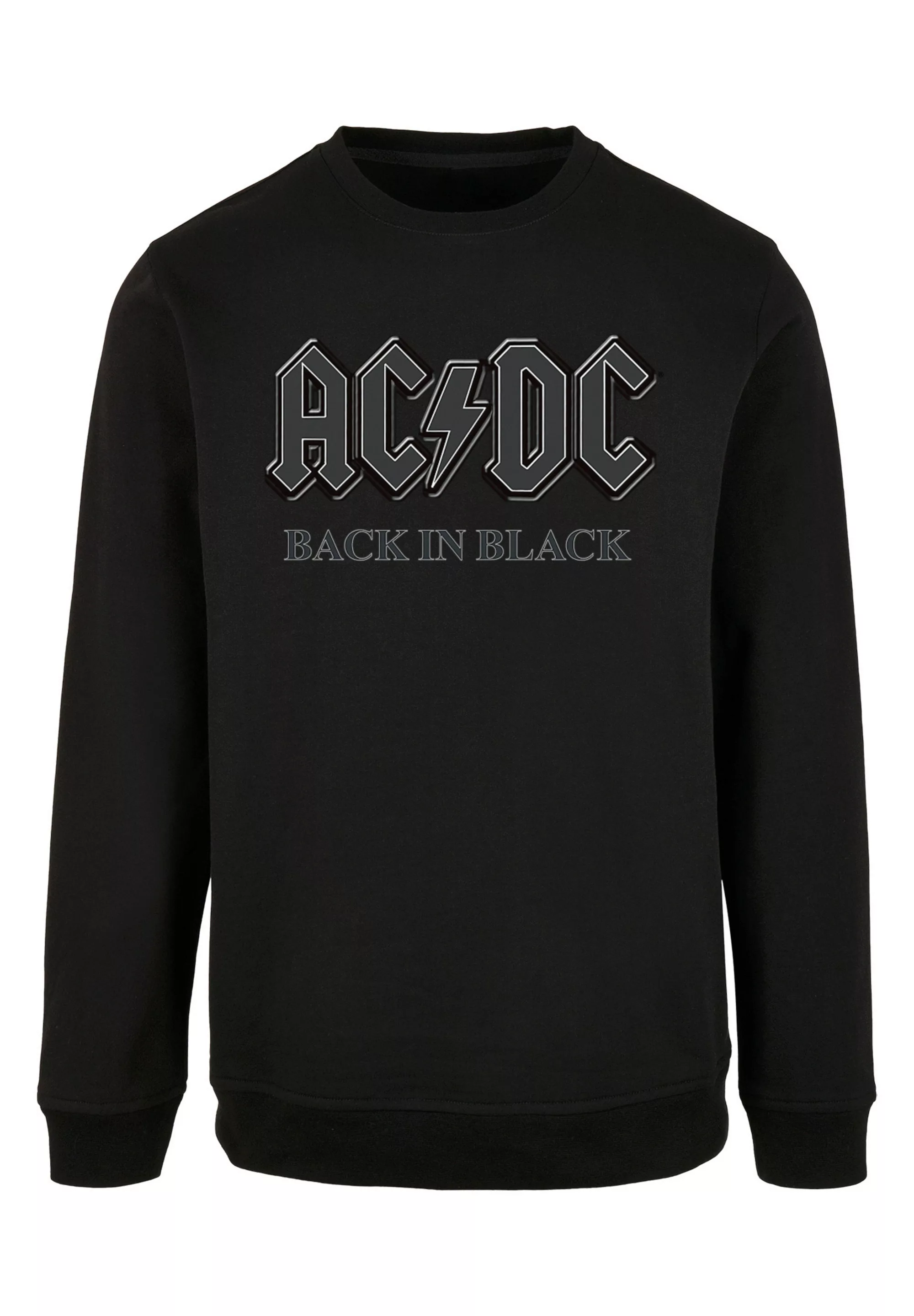 F4NT4STIC Kapuzenpullover "ACDC Back in Black Rock Music Band", Print günstig online kaufen