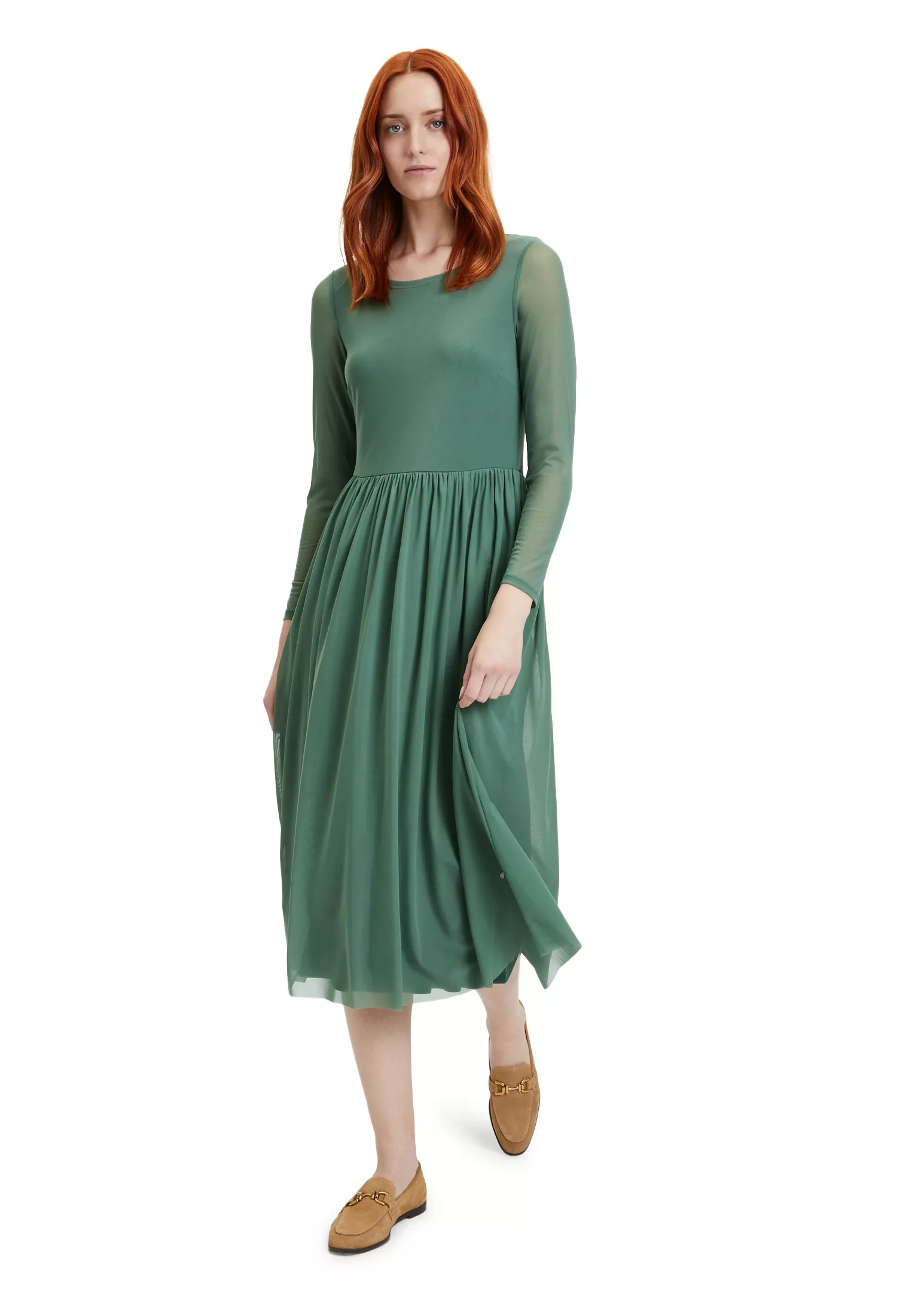 Vera Mont Midikleid "Vera Mont Midikleid unifarben", Material günstig online kaufen