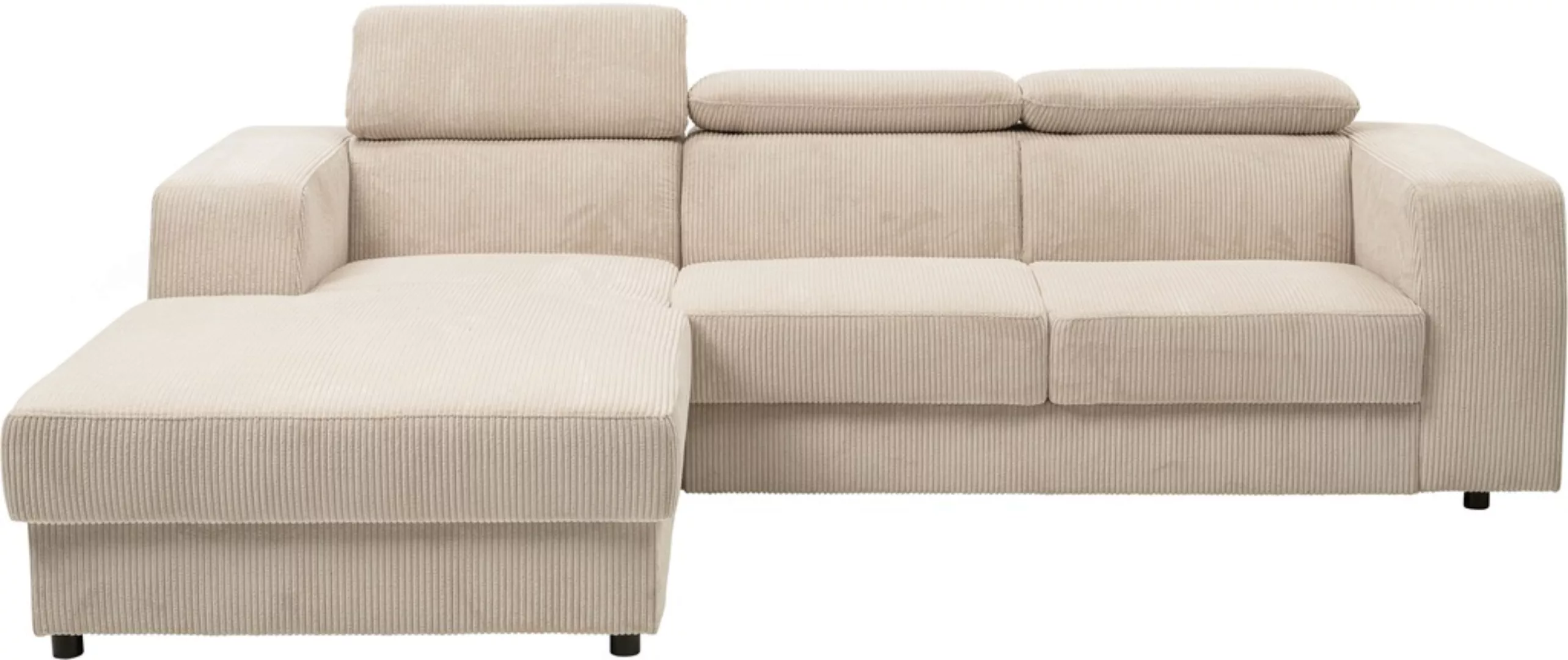 WERK2 Ecksofa "Cherry, modernes Sofa mit Komfortfunktionen, Breite 270cm, L günstig online kaufen