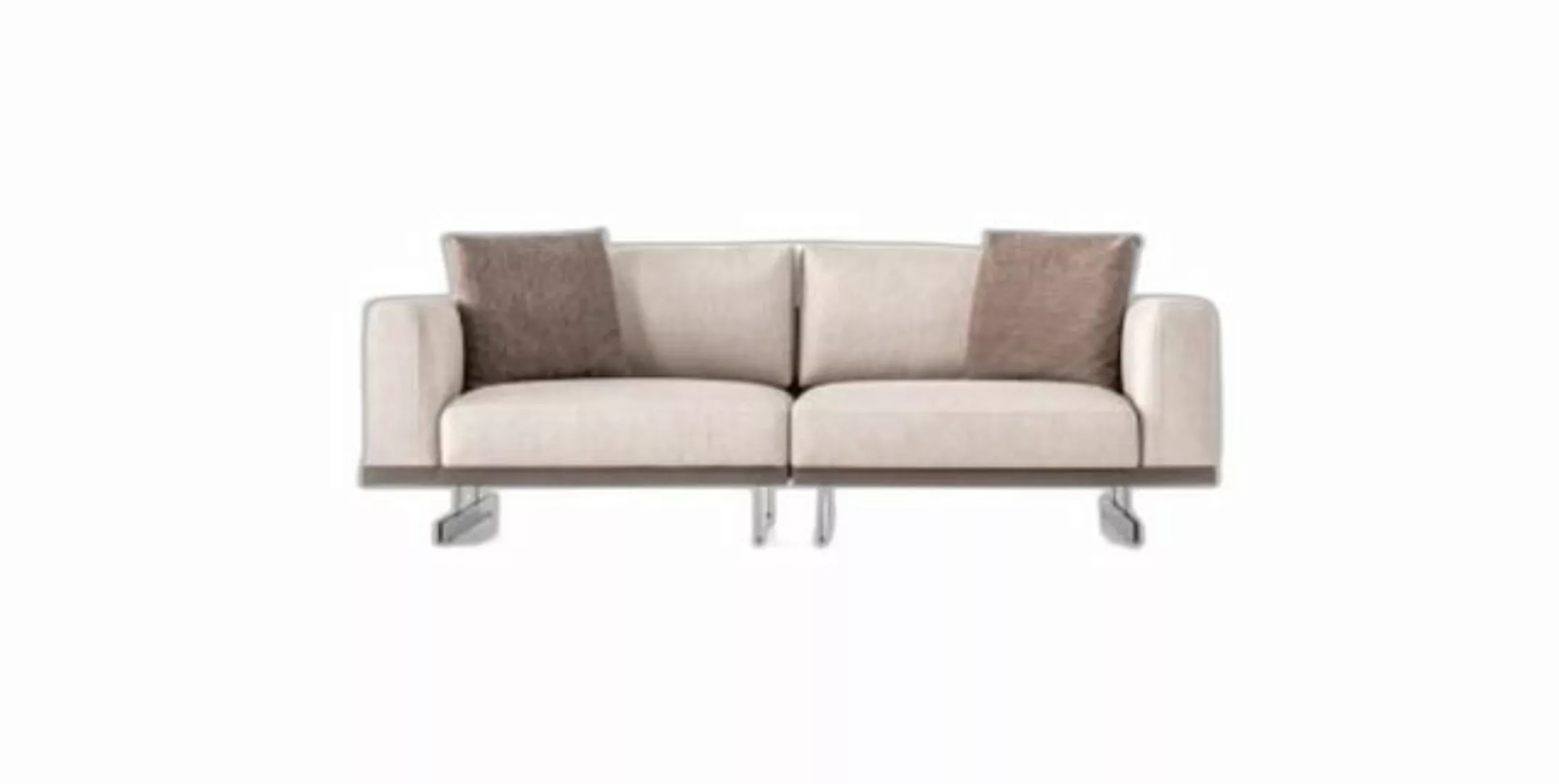 Xlmoebel Sofa Luxuriöse moderne Textil-Couch für drei Personen im Wohnzimme günstig online kaufen