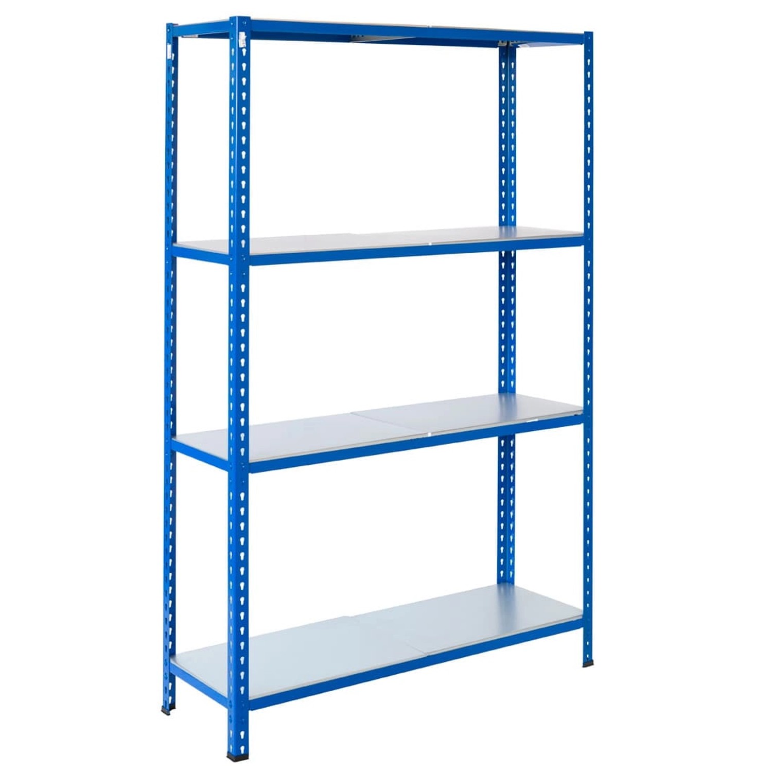 Ar Shelving Steckregal Blau & Verzinkt 250 x 120 x 40 cm 4 Böden 180 kg günstig online kaufen