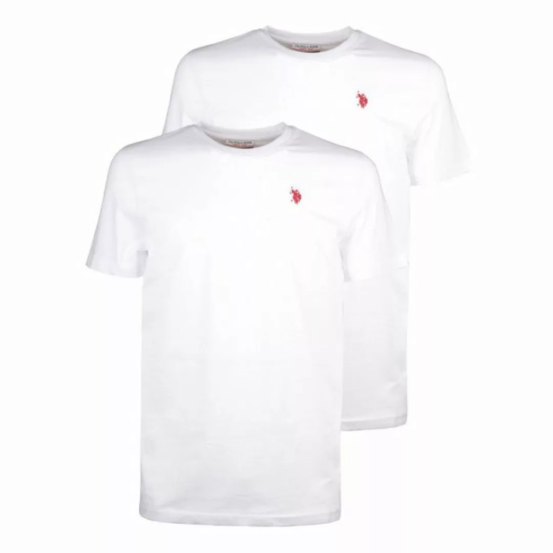 U.S. Polo Assn T-Shirt T-Shirt 2er Pack R-Neck mit hochwertiger Markenstick günstig online kaufen