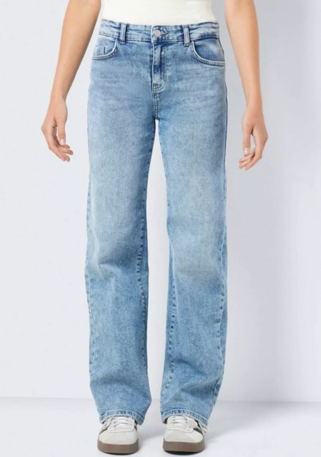 Noisy may Straight-Jeans "NMYOLANDA NW WIDE JEANS AZ236LB NOOS" günstig online kaufen