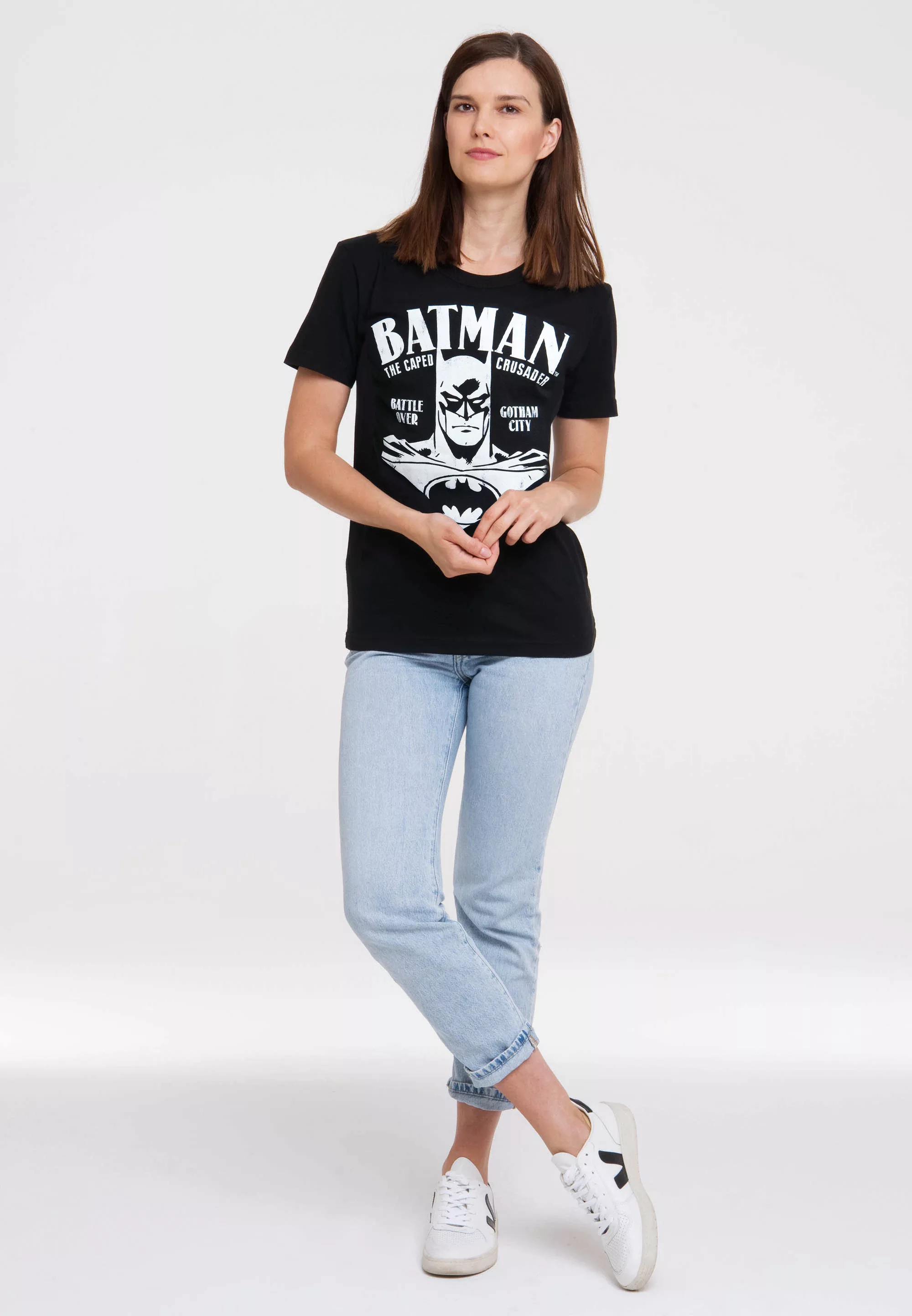 LOGOSHIRT T-Shirt "Batman - Portrait", mit Superhelden Print günstig online kaufen