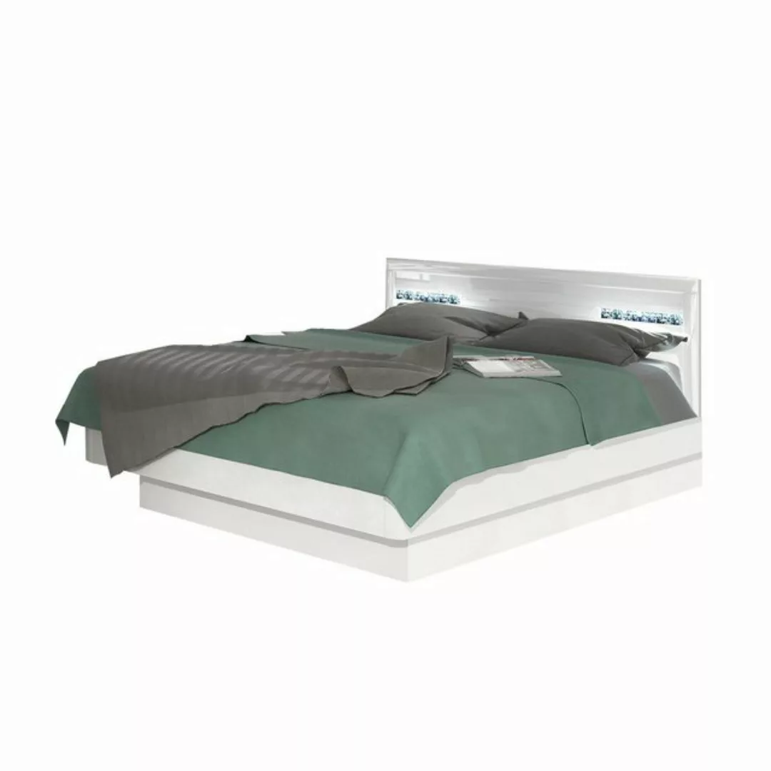 Bett 180x200 Viola 180-01 Weiß günstig online kaufen