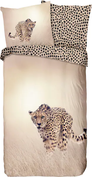 good morning Wendebettwäsche »Cheetah«, 100% Baumwolle, 135x200, Reißversch günstig online kaufen