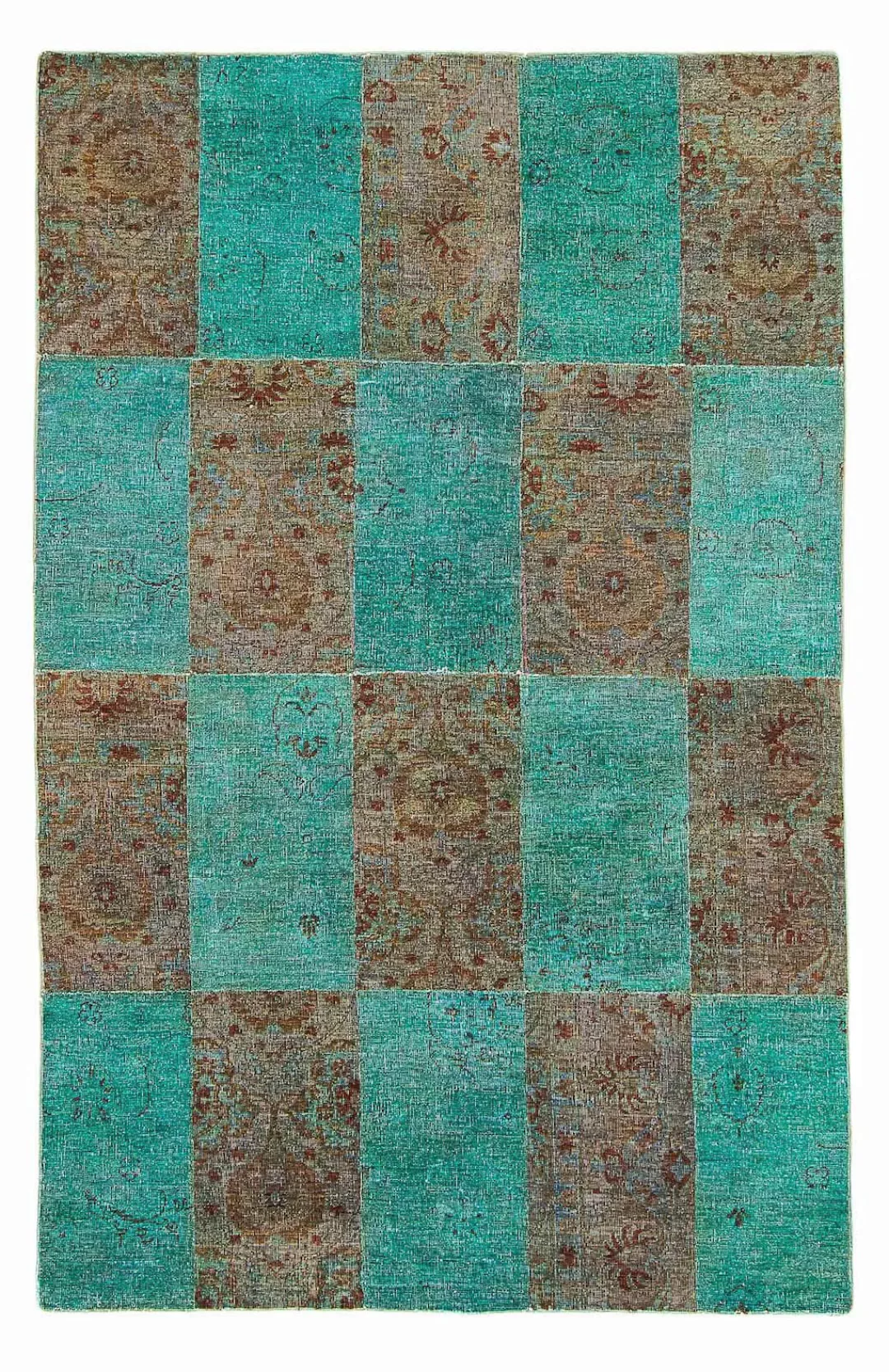 morgenland Wollteppich »Patchwork Patchwork 243 x 149 cm«, rechteckig, 8 mm günstig online kaufen