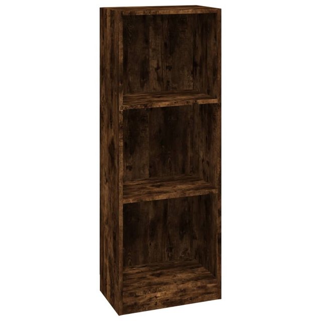 Vidaxl Bücherregal 3 Fächer Räuchereiche 40x24x109 Cm Holzwerkstoff günstig online kaufen