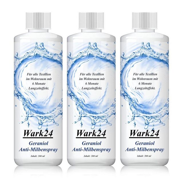 Wark24, Wasserbett Wark24 Geraniol Anti-Milbenspray 500ml - Für alle Textil günstig online kaufen