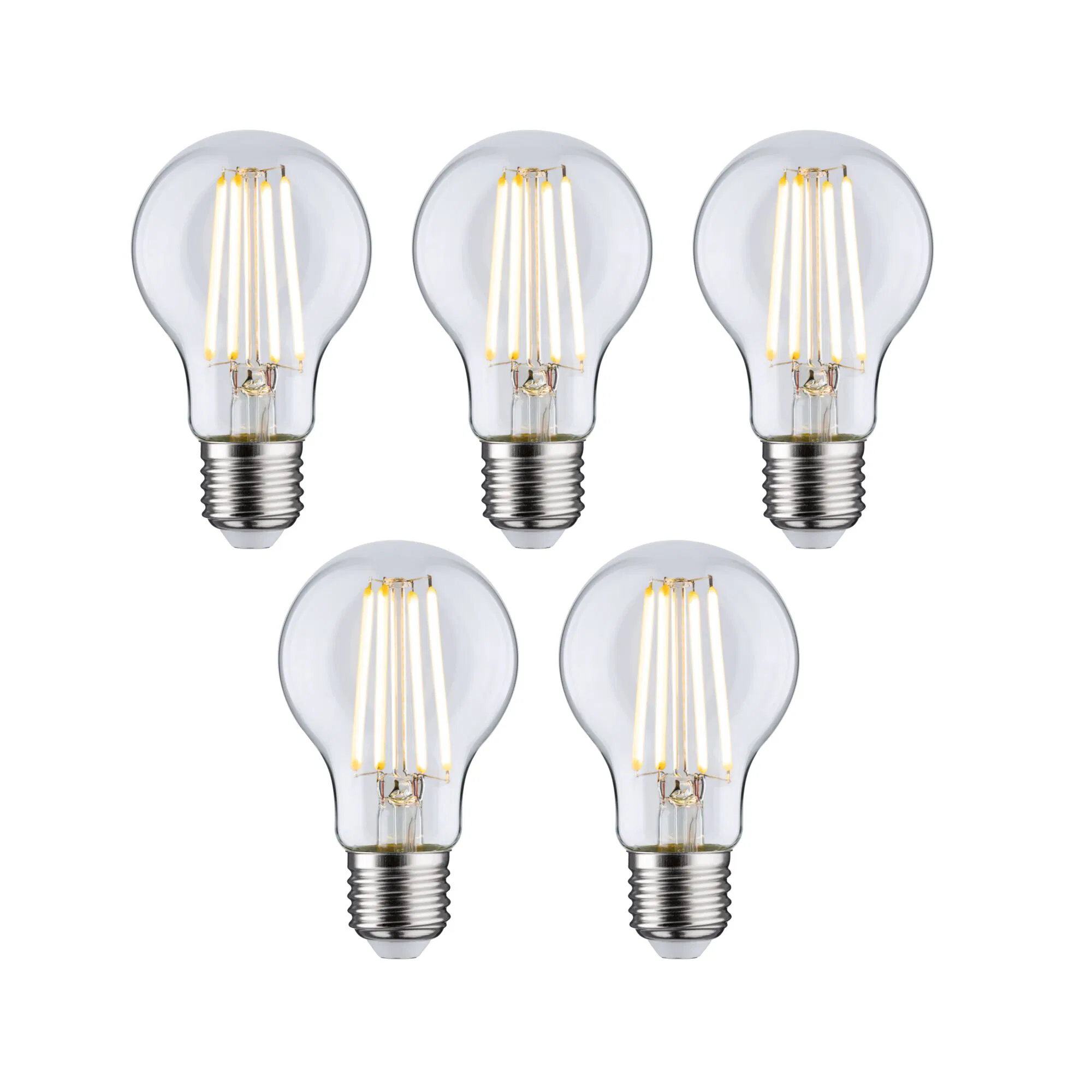 Paulmann "Eco-Line Bundle LED Birne Filament 230V LED Birne E27 5x525lm 5x2 günstig online kaufen