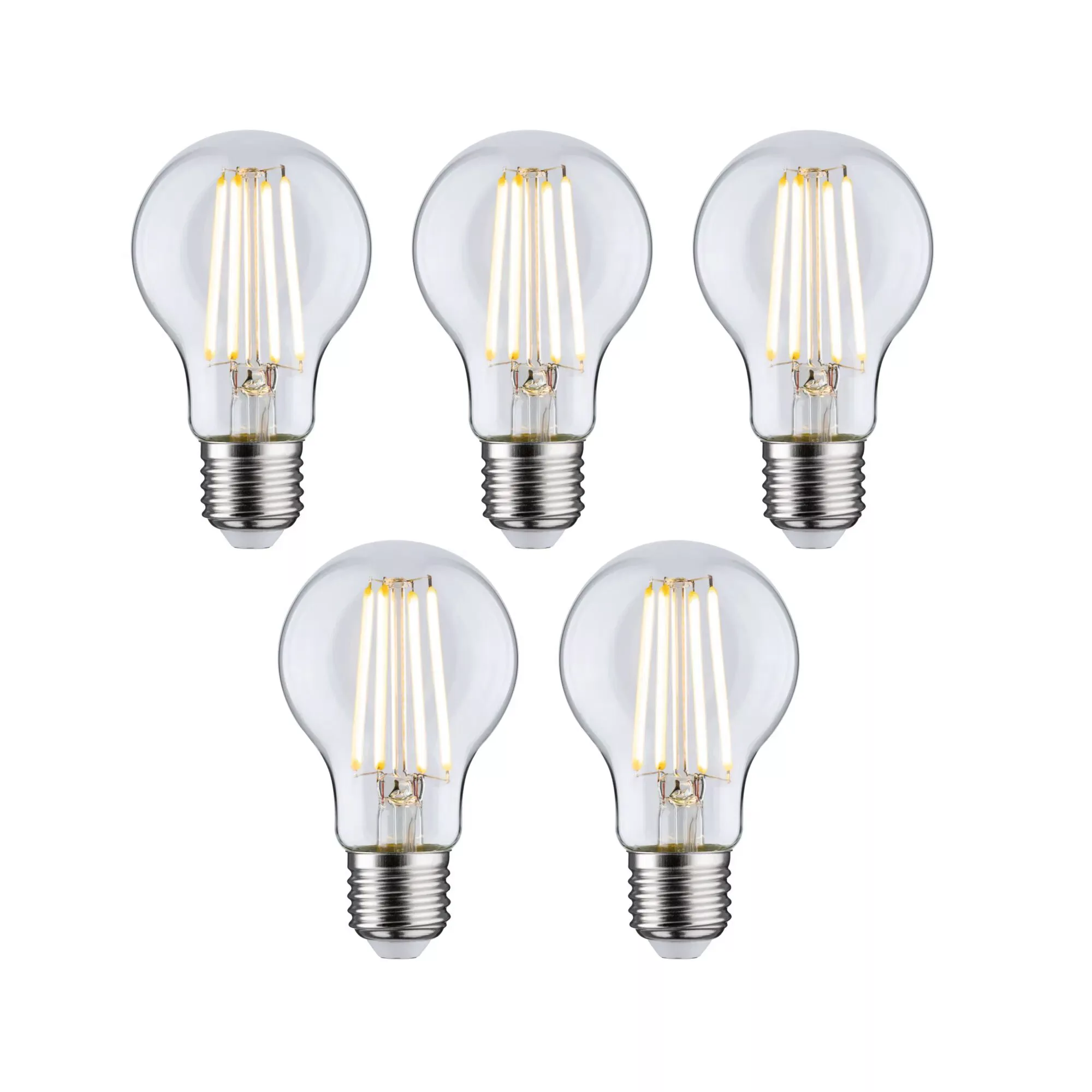 Paulmann "Eco-Line Bundle LED Birne Filament 230V LED Birne E27 5x525lm 5x2 günstig online kaufen