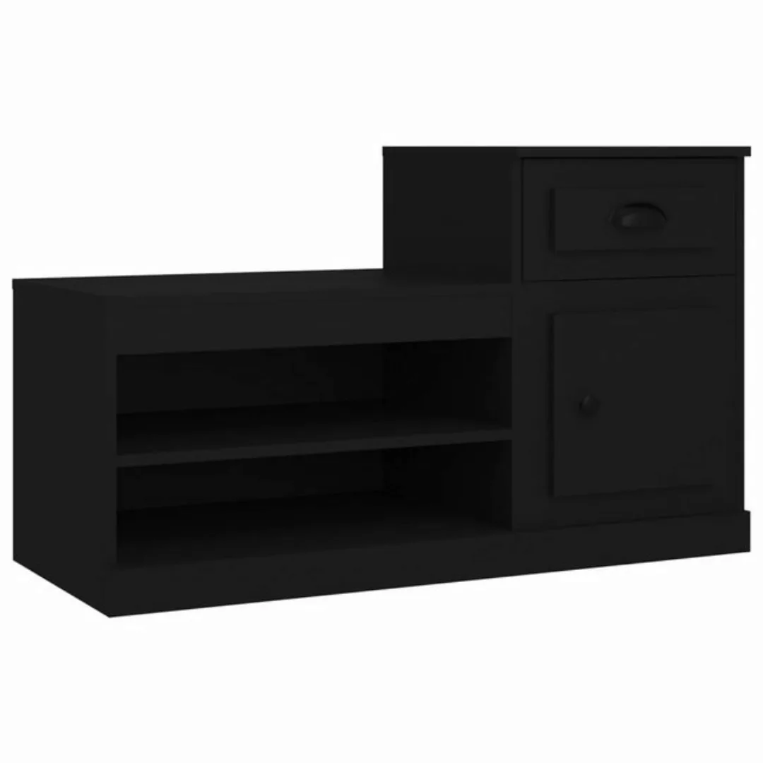 vidaXL Schuhschrank Schuhschrank Schwarz 100x42x60 cm Spanplatte günstig online kaufen