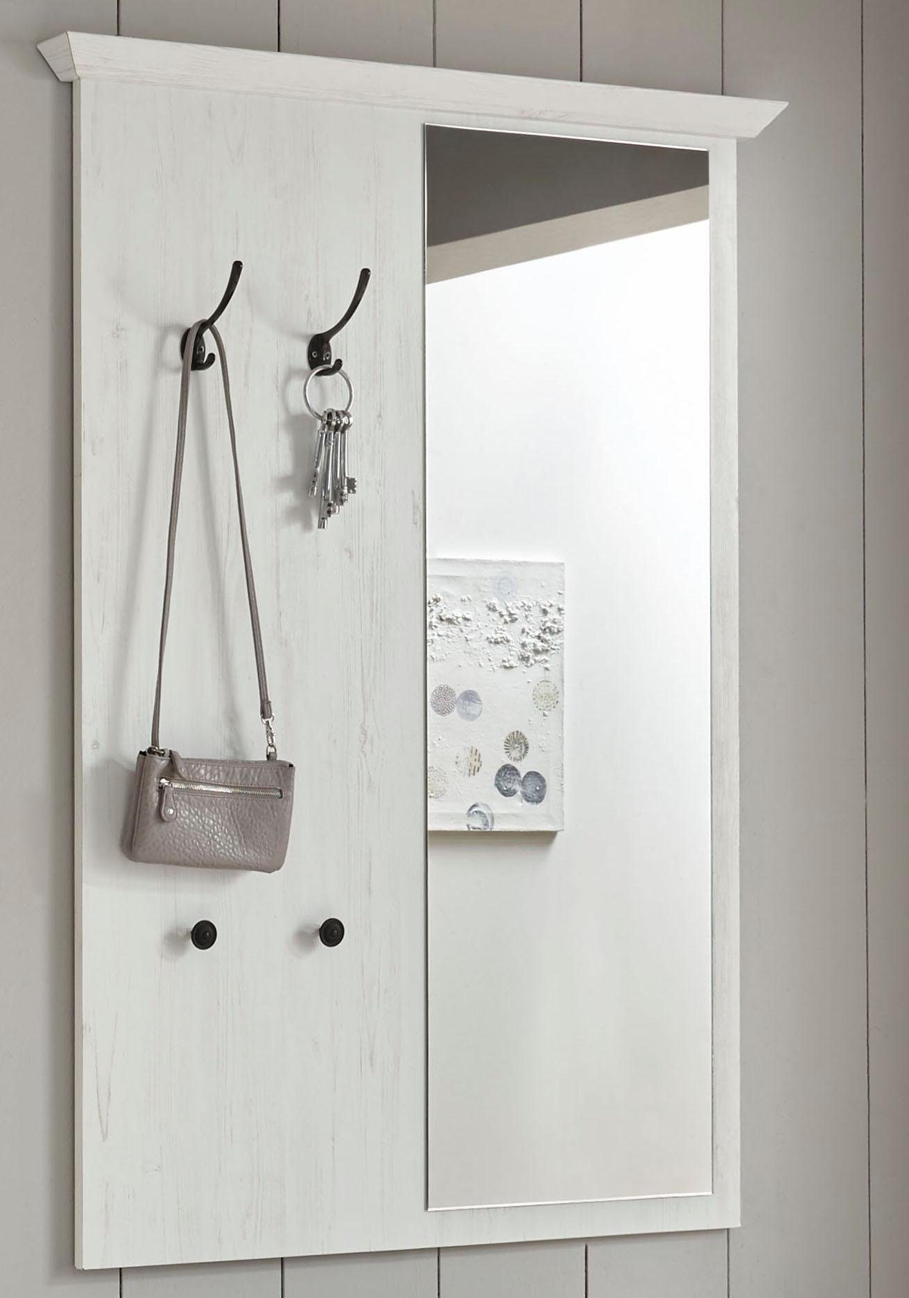 Home affaire Garderobenpaneel "California", mit Spiegel "California" 105 cm günstig online kaufen
