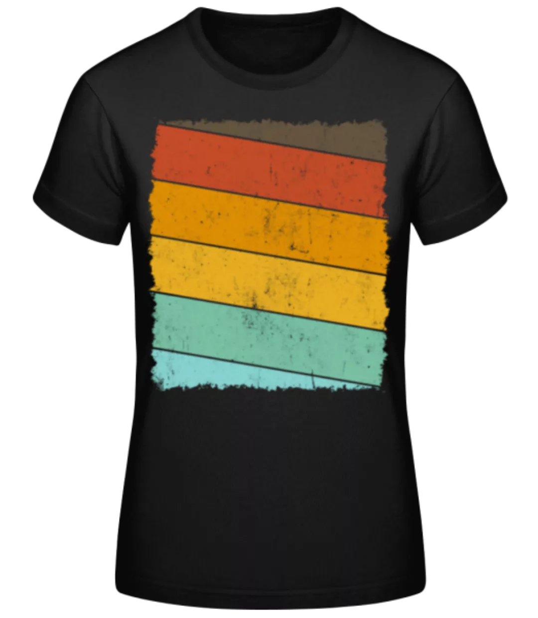 Retro Hintergrund Rechteck 3 · Frauen Basic T-Shirt günstig online kaufen