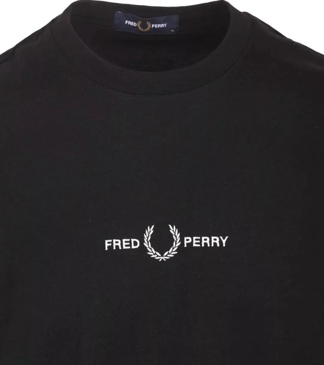 Fred Perry T-Shirt M4580 Schwarz - Größe M günstig online kaufen