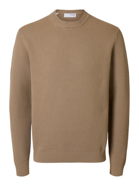 SELECTED HOMME Rundhalspullover SLHDANE LS KNIT STRUCTURE CREW NECK NOOS günstig online kaufen