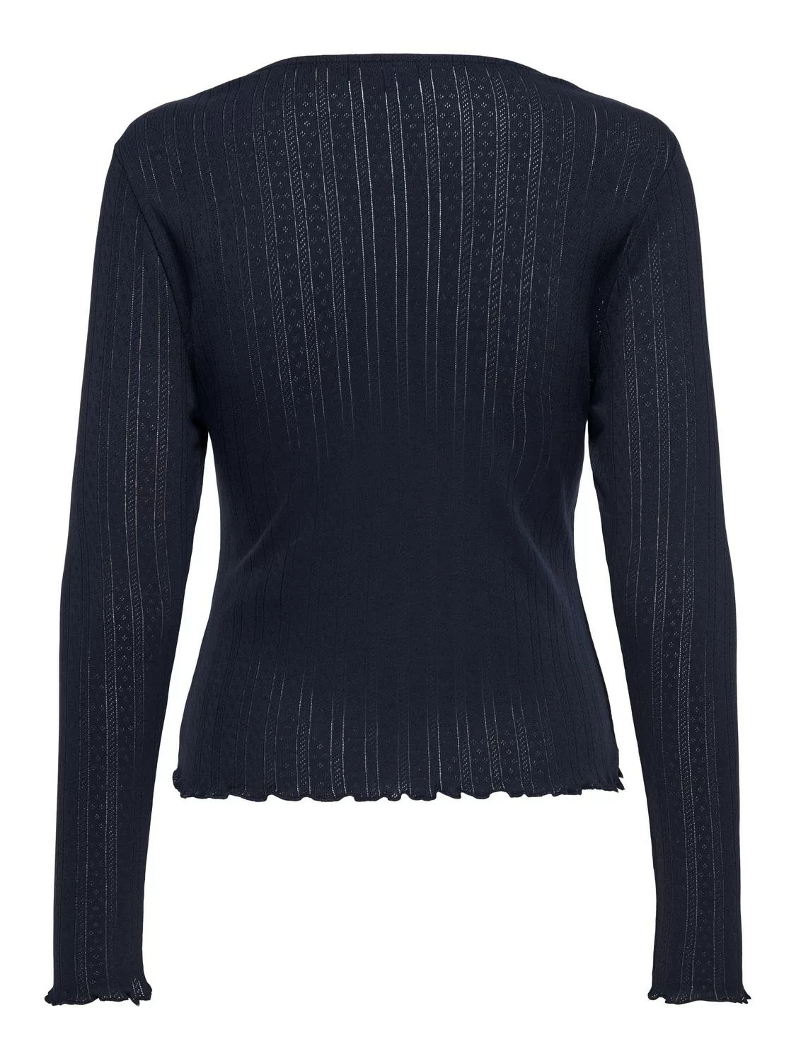 ONLY Longpullover Einfarbiges Langarm Shirt Basic Top ONLCARLOTTA 5599 in B günstig online kaufen