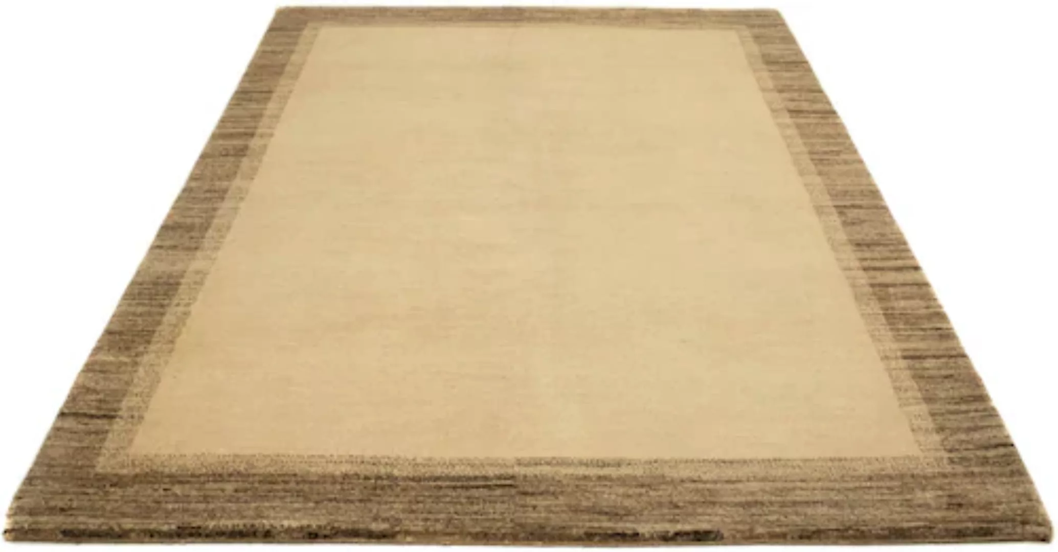 morgenland Wollteppich »Gabbeh Teppich handgeknüpft braun«, rechteckig günstig online kaufen