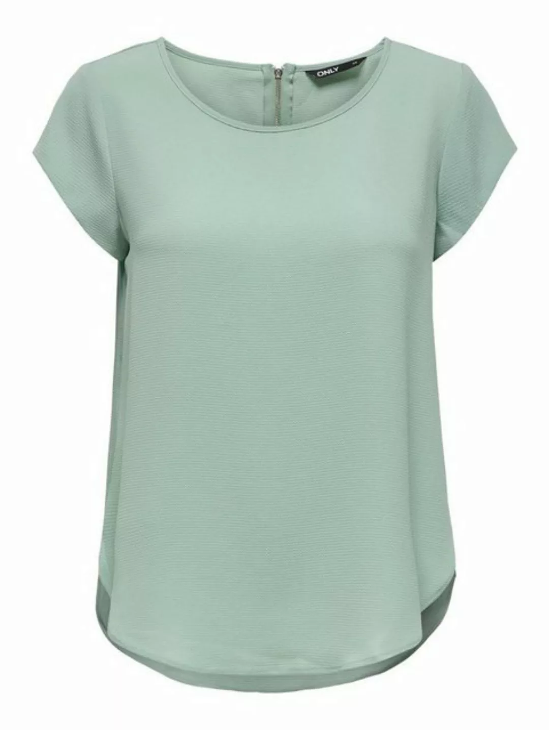 ONLY Blusenshirt Einfarbige Kurzarm Bluse T-Shirt Oberteil ONLVIC (1-tlg) 4 günstig online kaufen