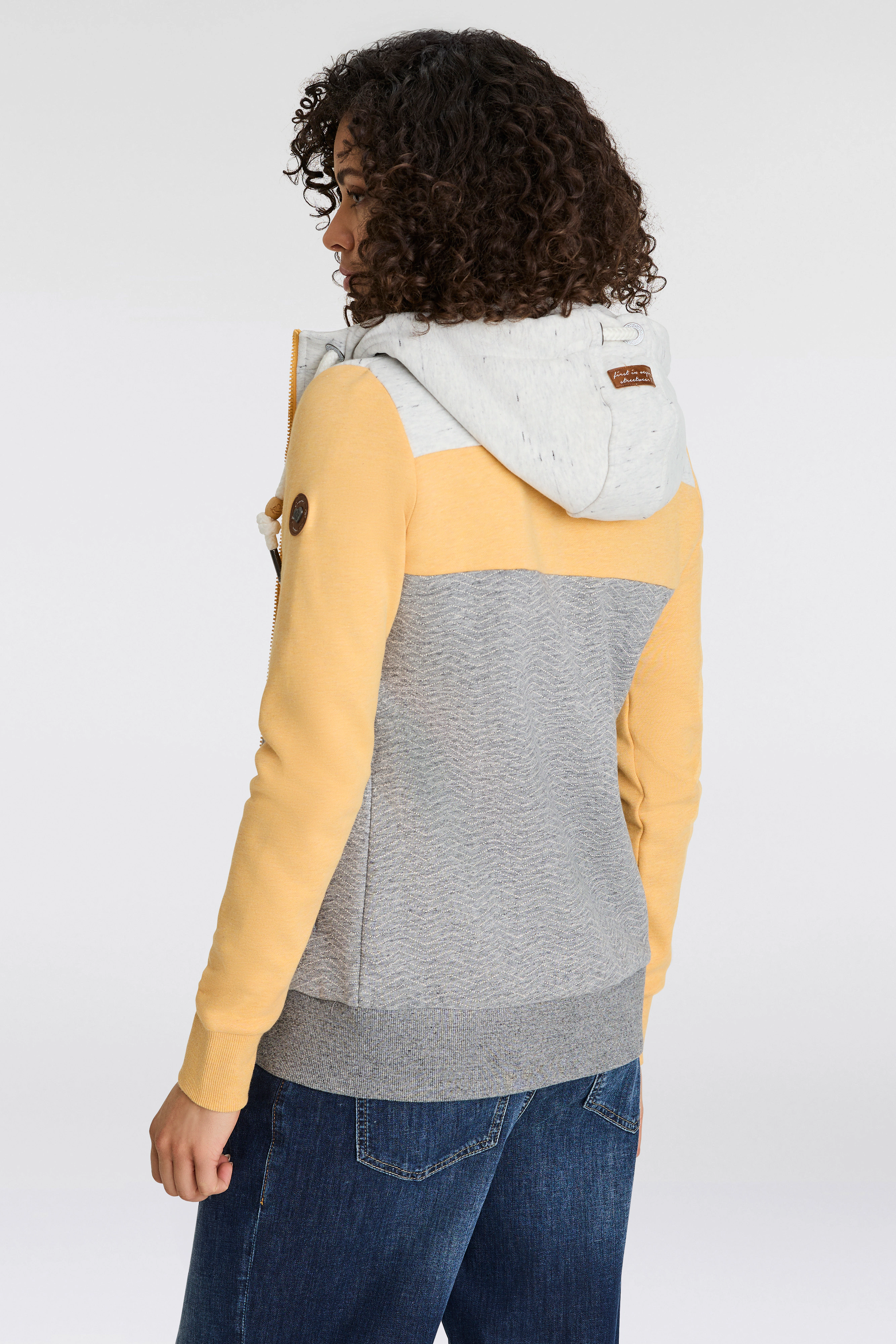 Ragwear Sweatjacke "TREGA ZIP O", im Colorblocking-Design günstig online kaufen
