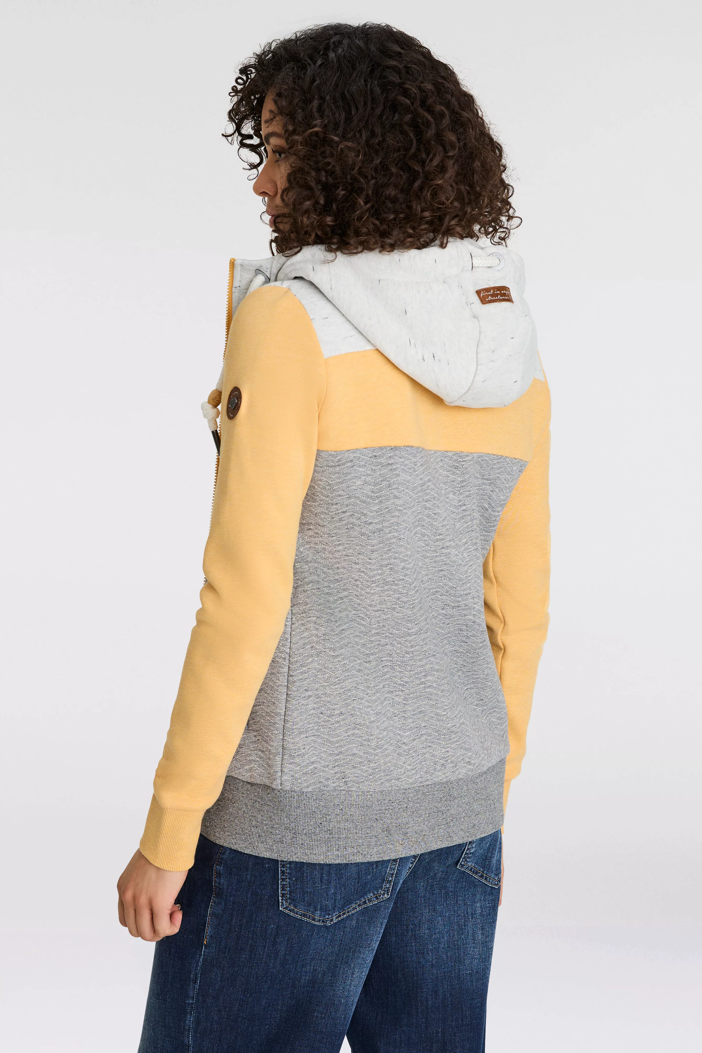Ragwear Sweatjacke "TREGA ZIP O", im Colorblocking-Design günstig online kaufen
