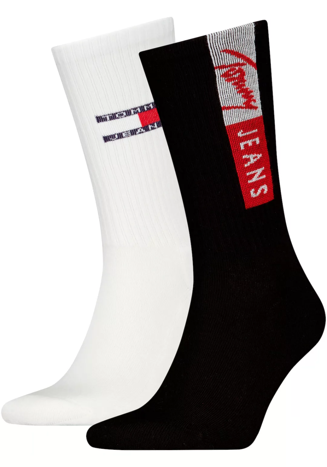 Tommy Hilfiger Socken, (2 Paar), mit markanter Stickerei günstig online kaufen