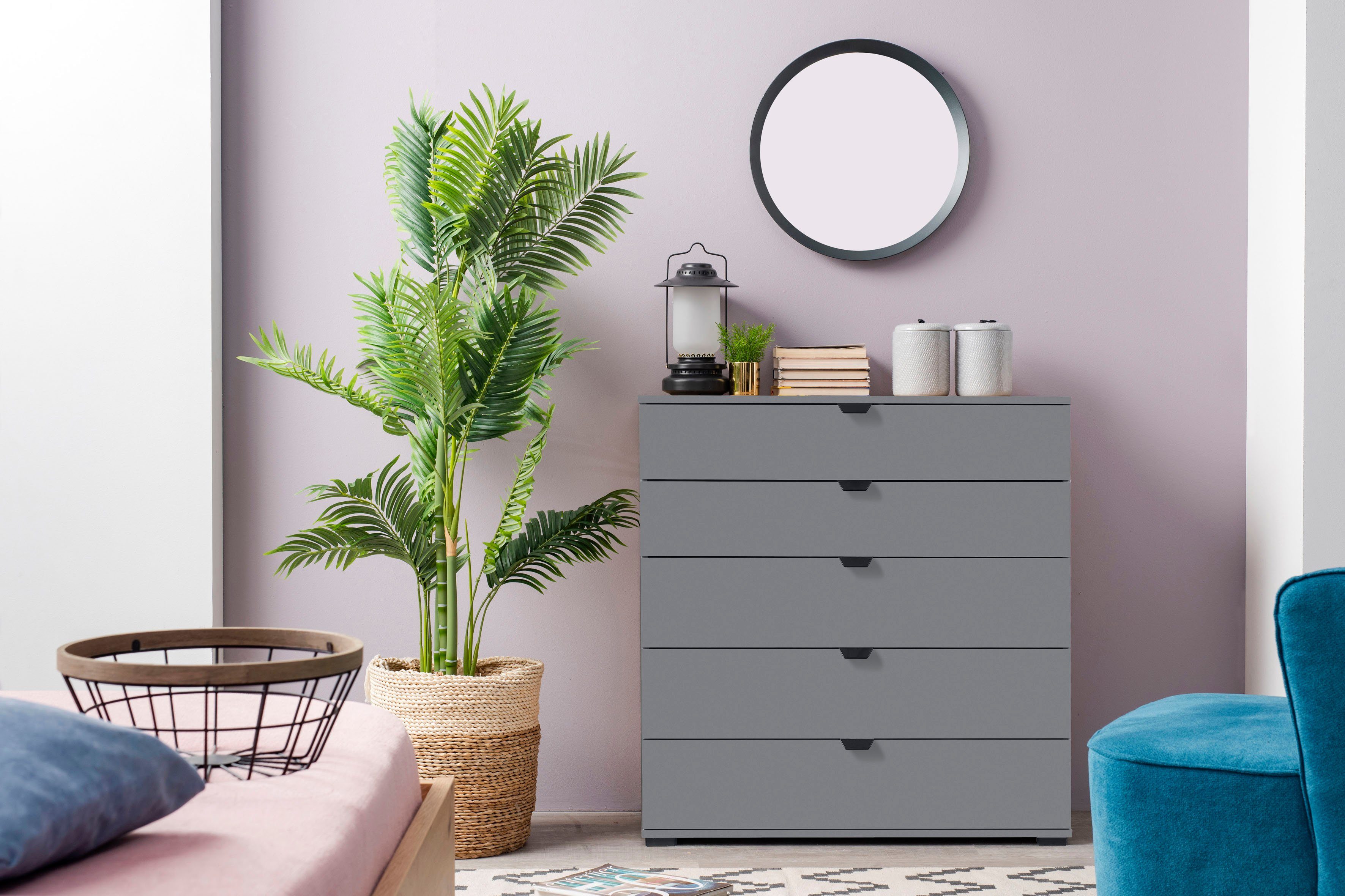 INOSIGN Sideboard "Duero", Kommode mit 5 Schubkästen, Breite 90 cm günstig online kaufen